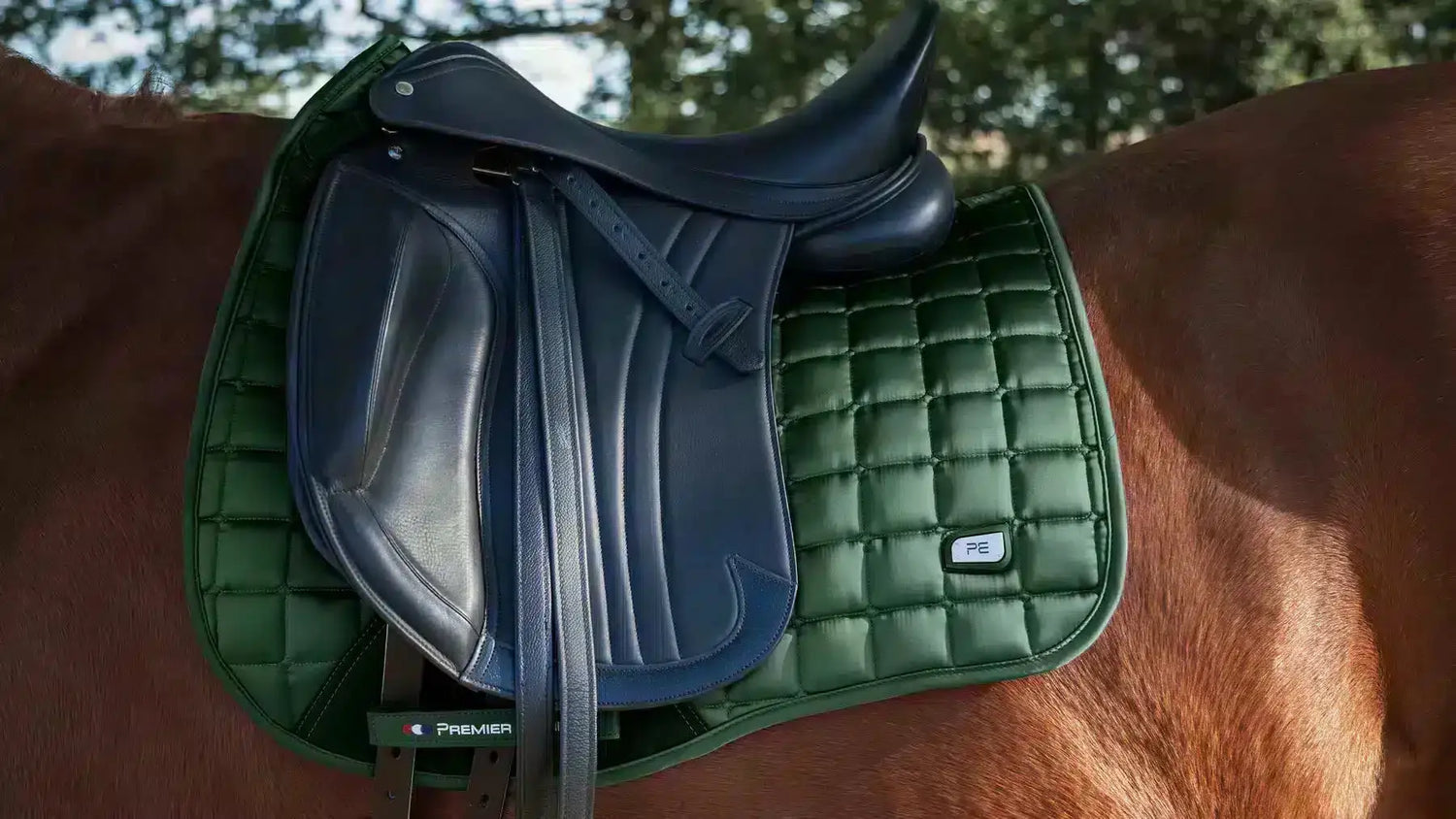Deluxe Satin Saddle Pads