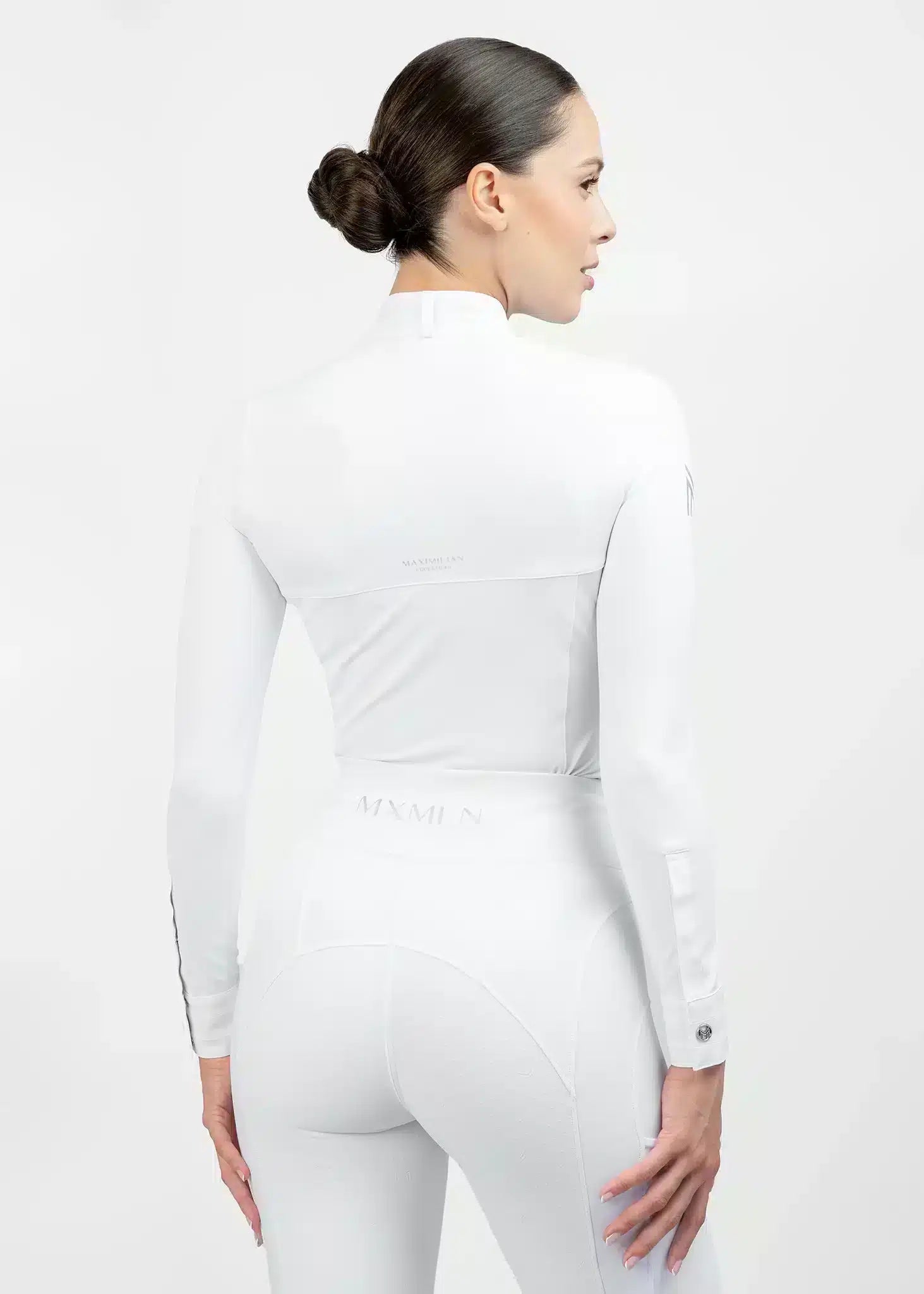 Maximilian Equestrian Era Long Sleeve Show Shirt White by Maximilian Equestrian at Try a Bit