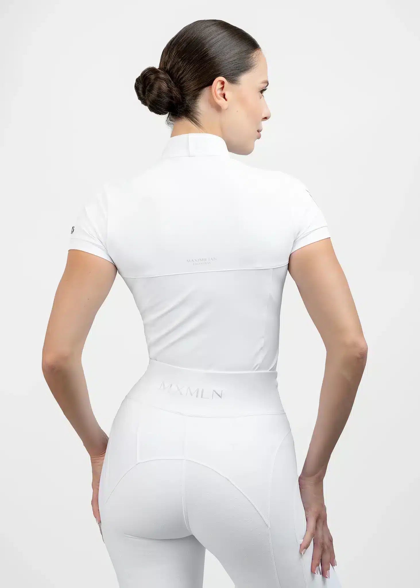 Maximilian Equestrian Era Short Sleeve Show Shirt White by Maximilian Equestrian at Try a Bit