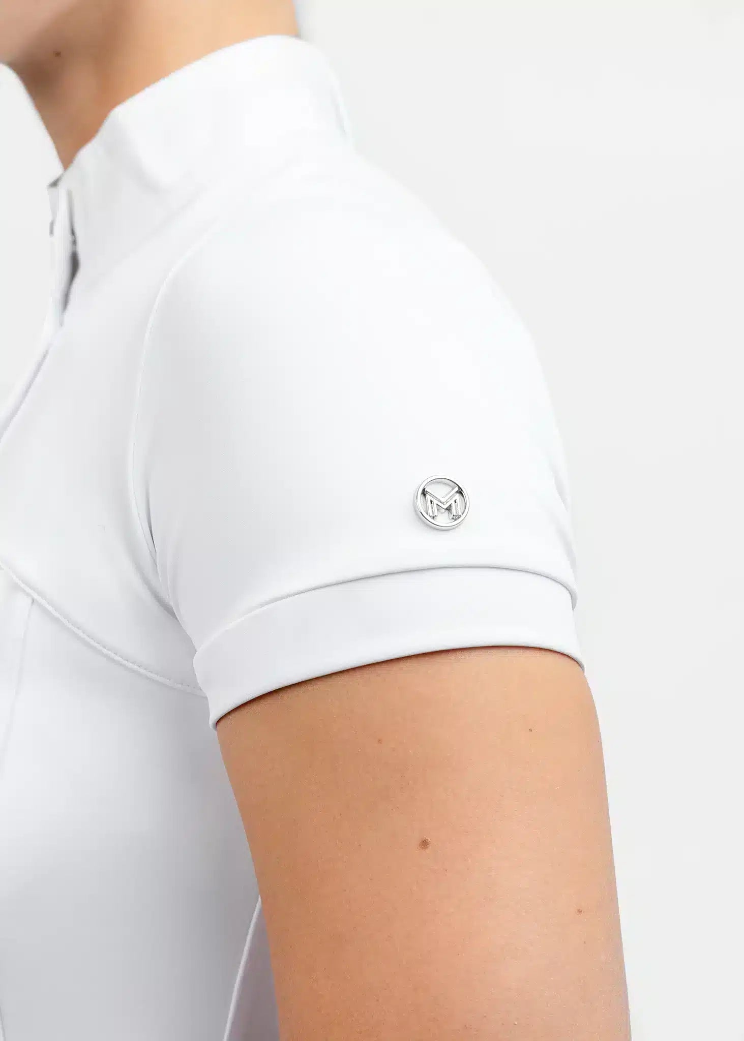 Maximilian Equestrian Era Short Sleeve Show Shirt White by Maximilian Equestrian at Try a Bit