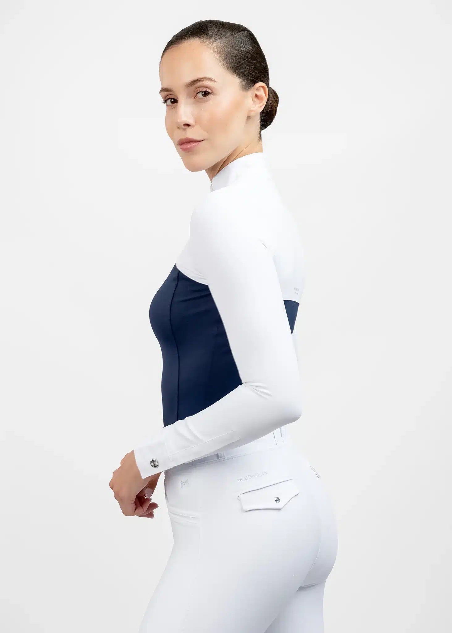 Maximilian Equestrian Era Long Sleeve Show Shirt by Maximilian Equestrian at Try A Bit