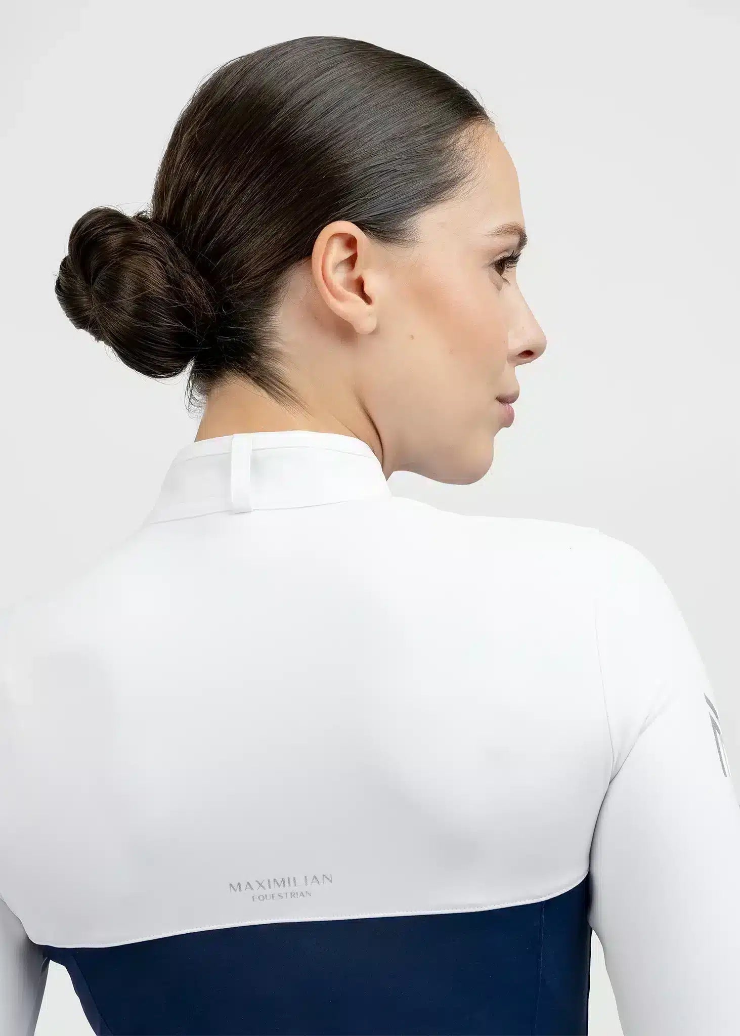 Maximilian Equestrian Era Long Sleeve Show Shirt Navy by Maximilian Equestrian at Try a Bit