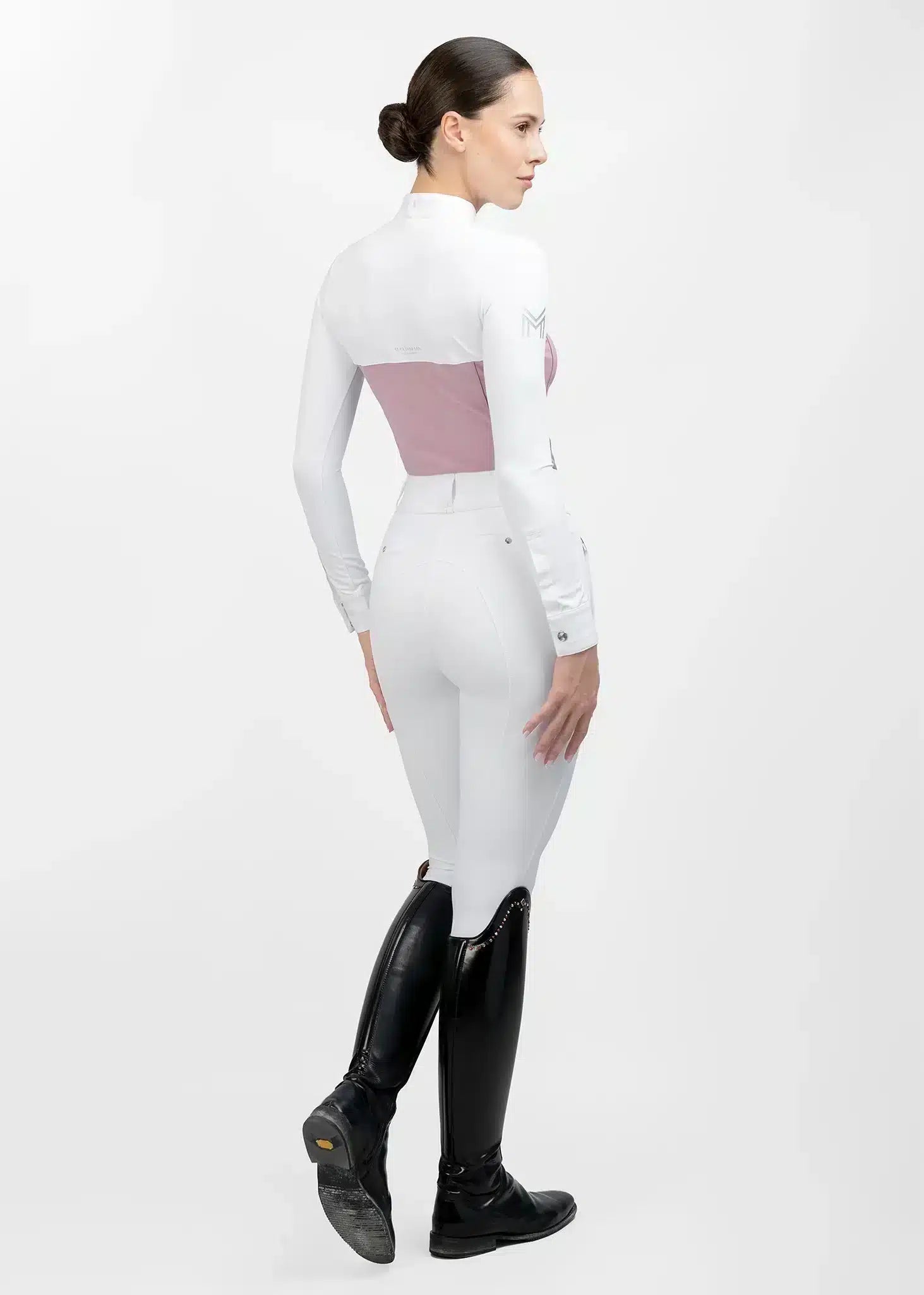 Maximilian Equestrian Era Long Sleeve Show Shirt Mauve by Maximilian Equestrian at Try a Bit