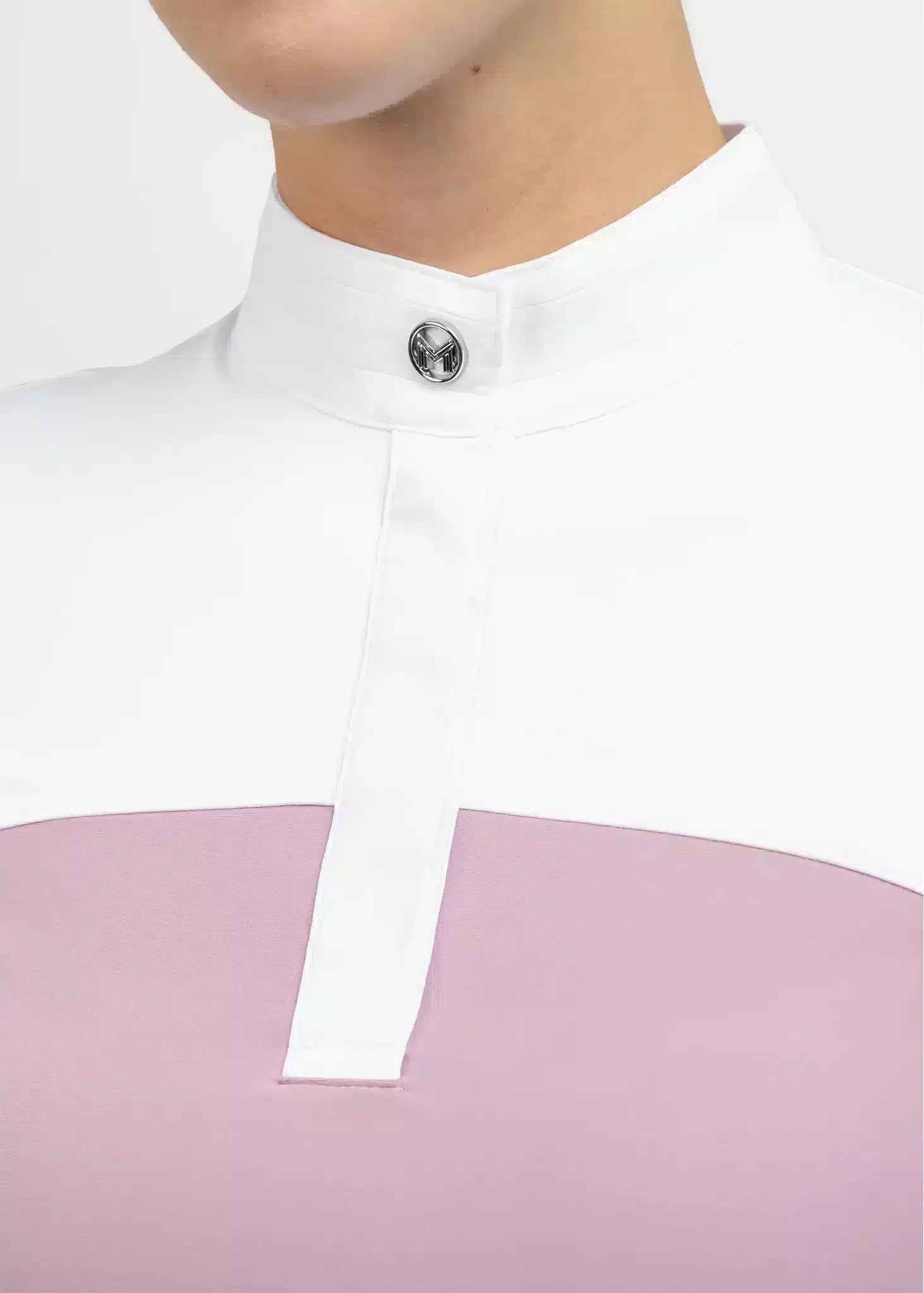 Maximilian Equestrian Era Long Sleeve Show Shirt Mauve by Maximilian Equestrian at Try a Bit