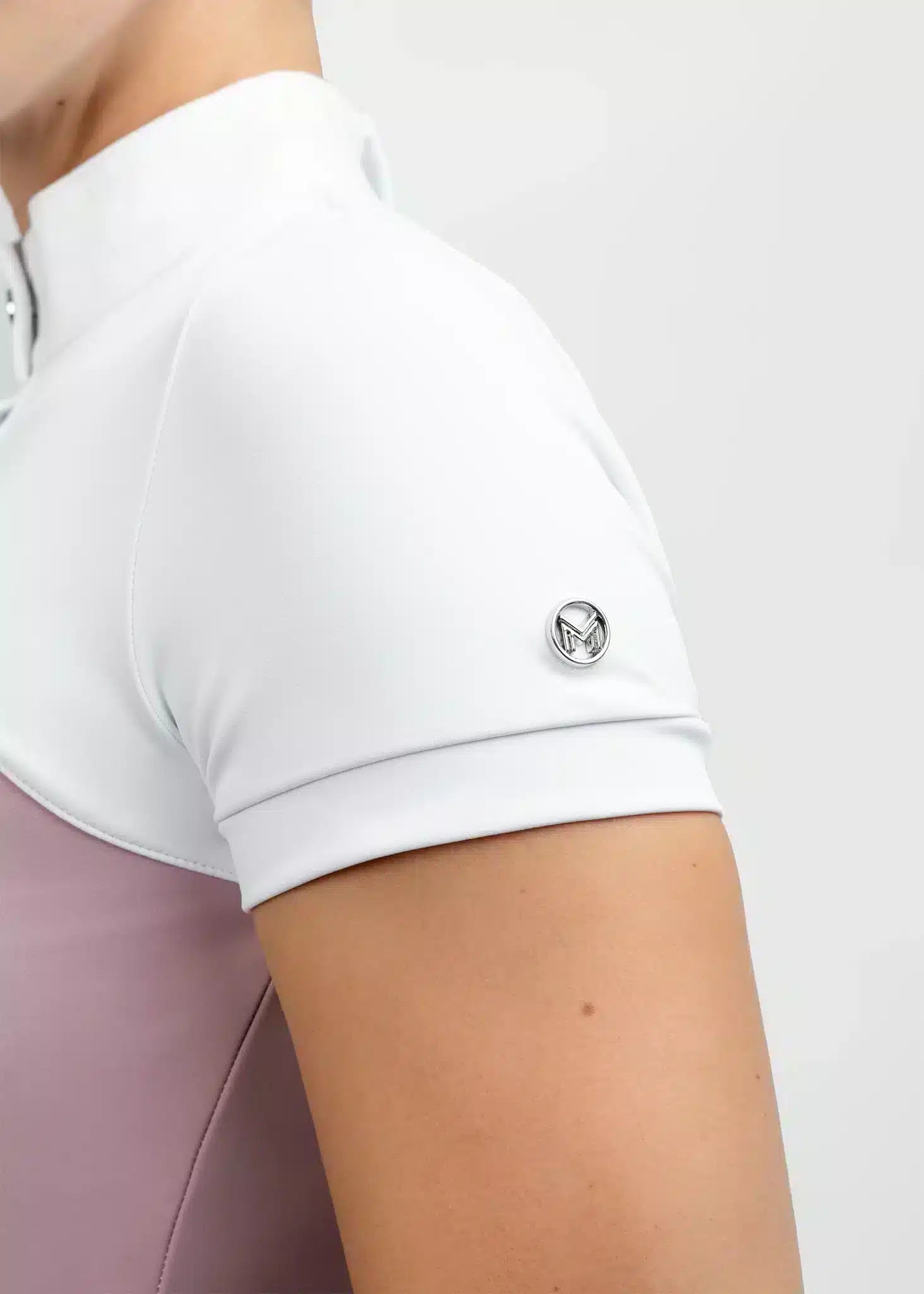 Maximilian Equestrian Era Short Sleeve Show Shirt Mauve by Maximilian Equestrian at Try a Bit