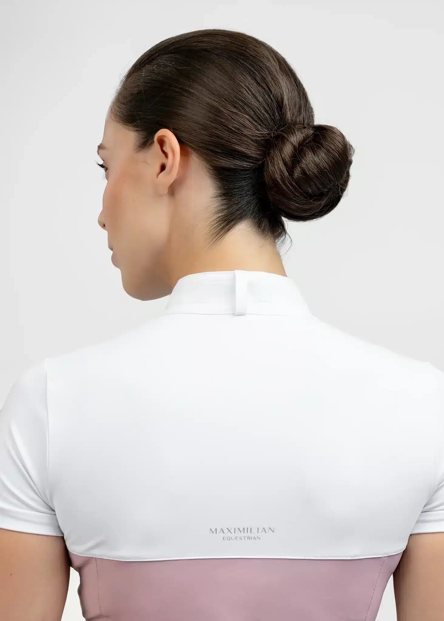 Maximilian Equestrian Era Short Sleeve Show Shirt Mauve by Maximilian Equestrian at Try a Bit
