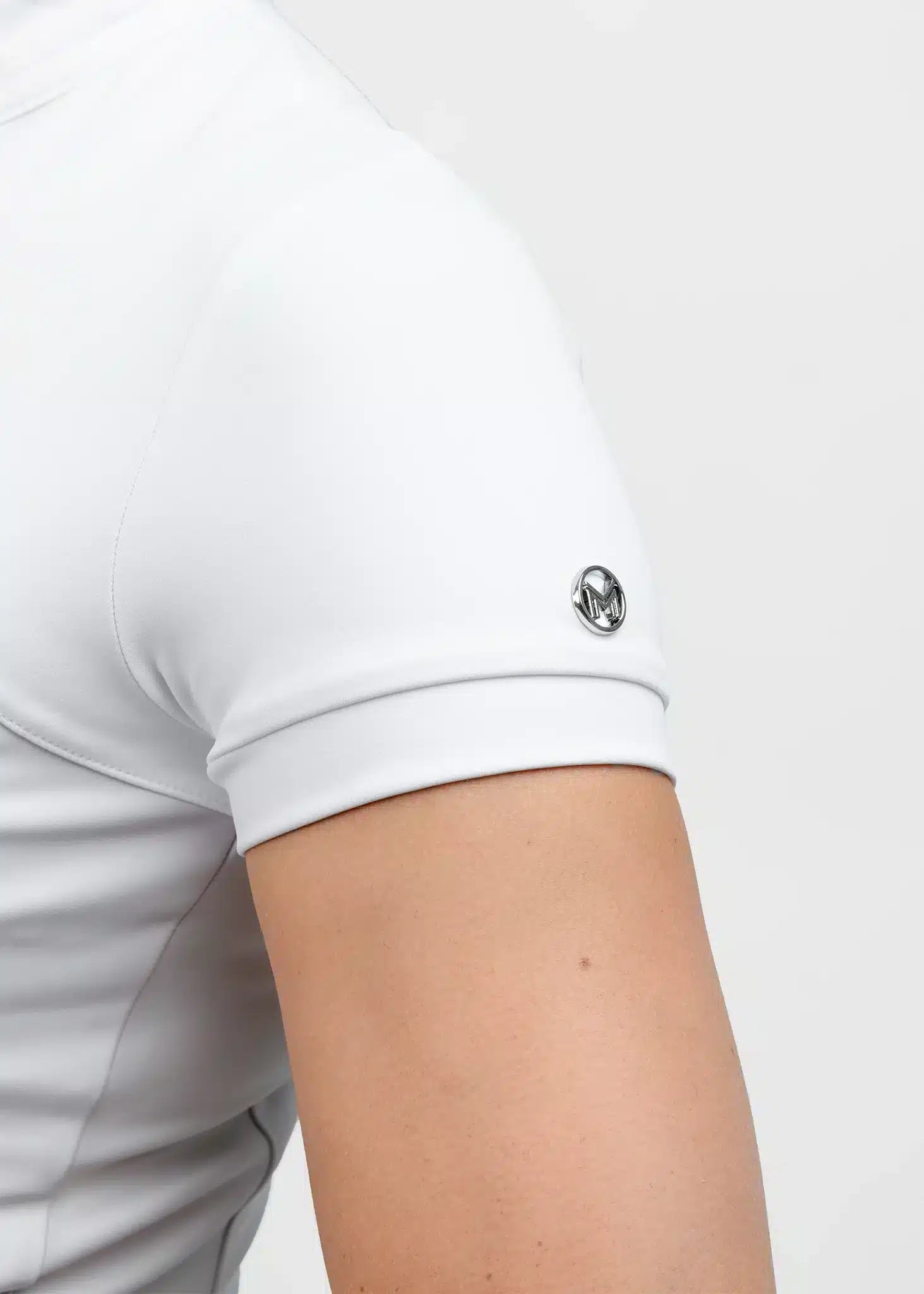 Maximilian Equestrian Era Short Sleeve Show Shirt Glacier by Maximilian Equestrian at Try a Bit