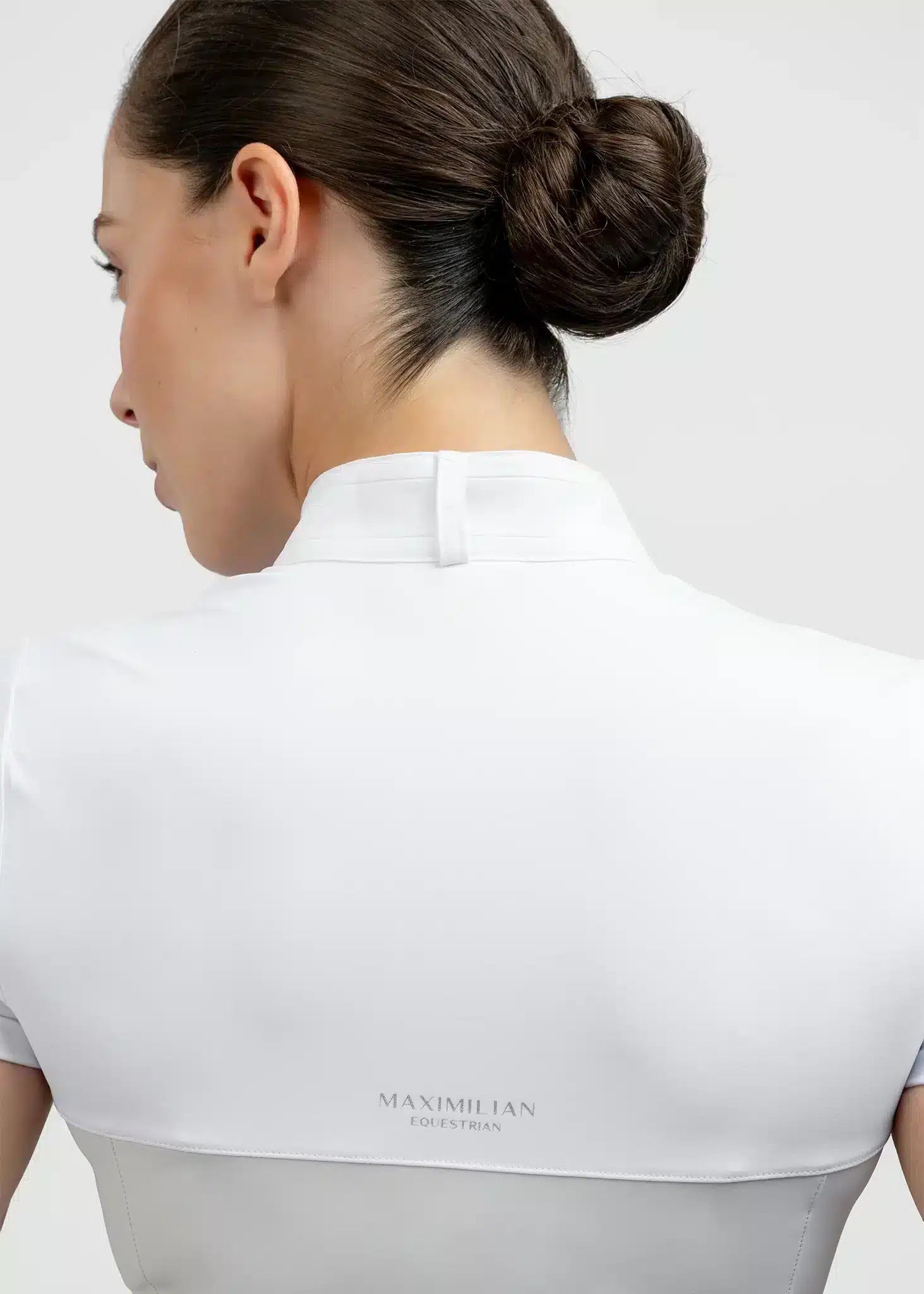 Maximilian Equestrian Era Short Sleeve Show Shirt Glacier by Maximilian Equestrian at Try a Bit