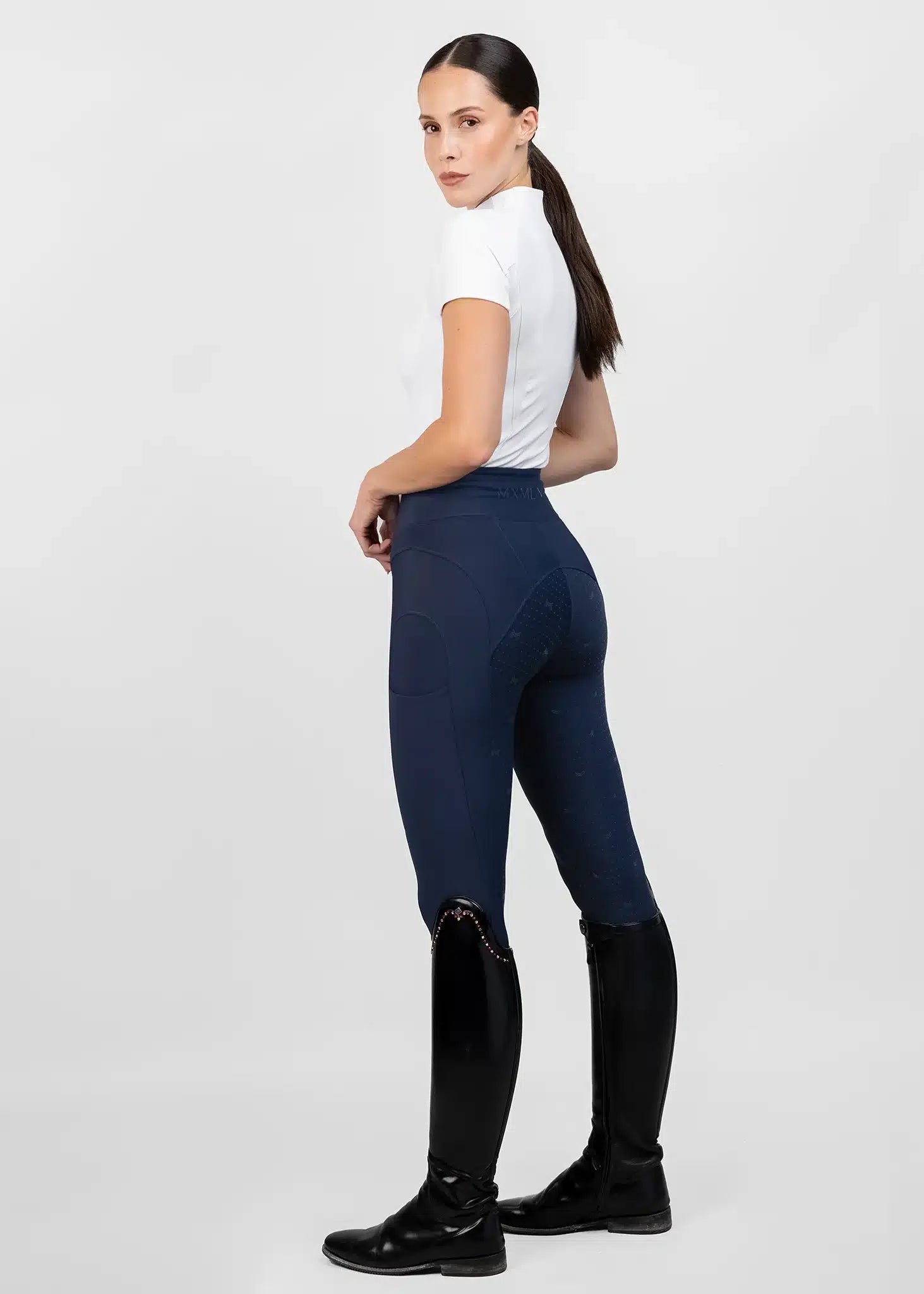 Maximilian Equestrian Frame Short Sleeve Base Layer - Performance Riding Top by Maximilian Equestrian at Try a Bit