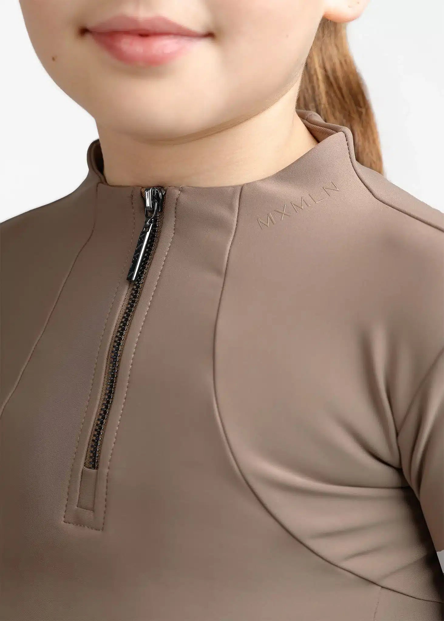 Maximilian Equestrian YR Long Sleeve Base Layer (Nougat) by Maximilian Equestrian at Try a Bit