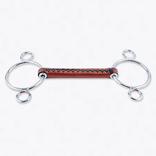 Trust Leather Mullen-3 Ring by Trust Equestrian at Try a Bit