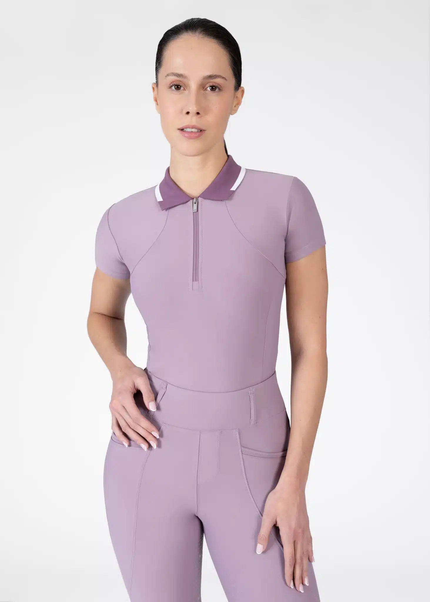 Maximilian Equestrian Concept Short Sleeve Polo Shirt — Performance Riding Tee by Maximilian Equestrian at Try a Bit