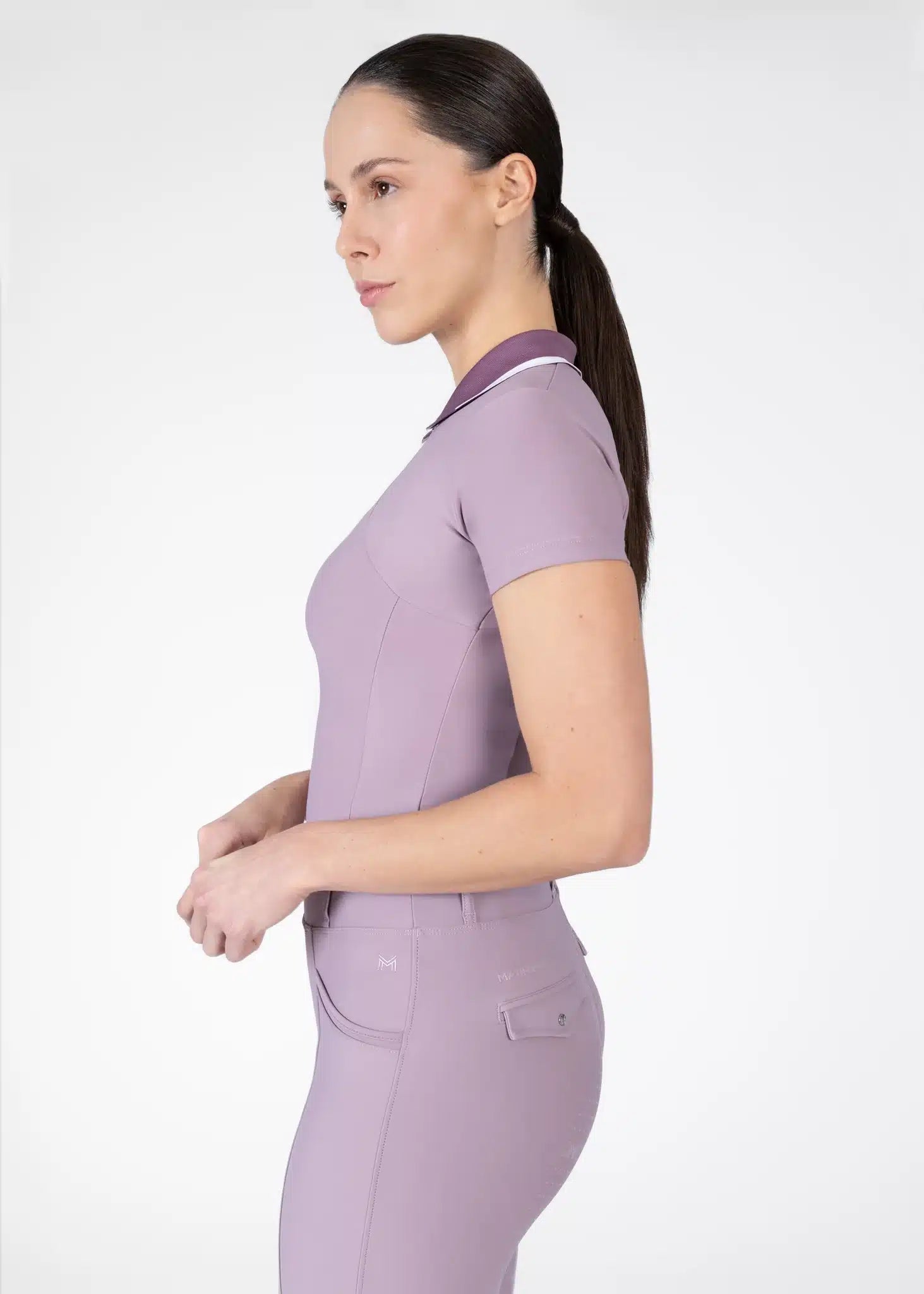 Maximilian Equestrian Concept Short Sleeve Polo Shirt — Performance Riding Tee by Maximilian Equestrian at Try a Bit