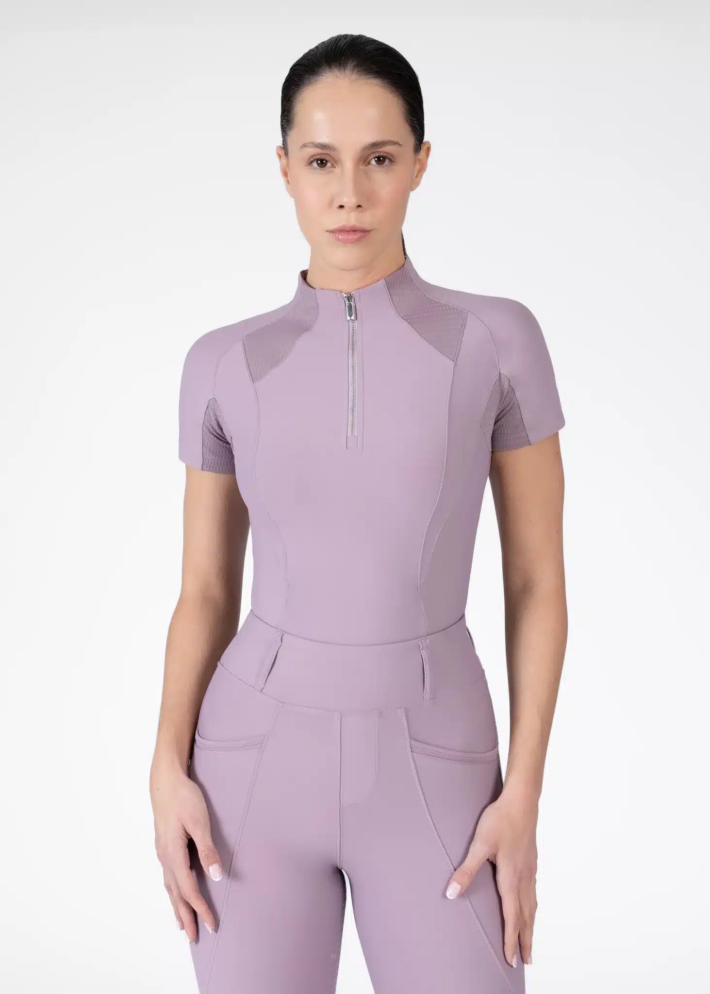 Maximilian Equestrian Frame Short Sleeve Base Layer - Performance Riding Top by Maximilian Equestrian at Try a Bit