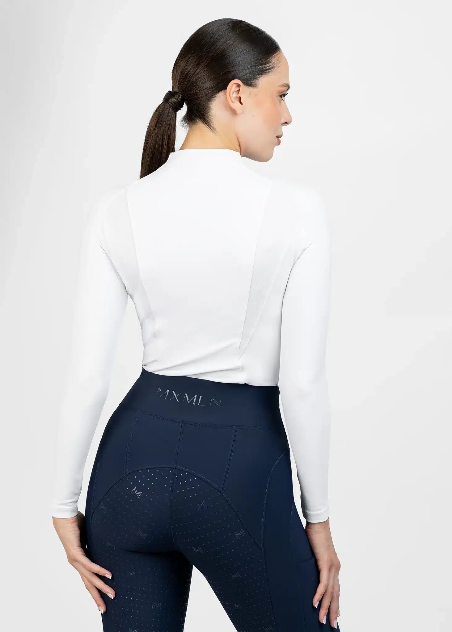 Maximilian Equestrian Frame Long Sleeve Base Layer Performance Riding Top by Maximilian Equestrian at Try a Bit