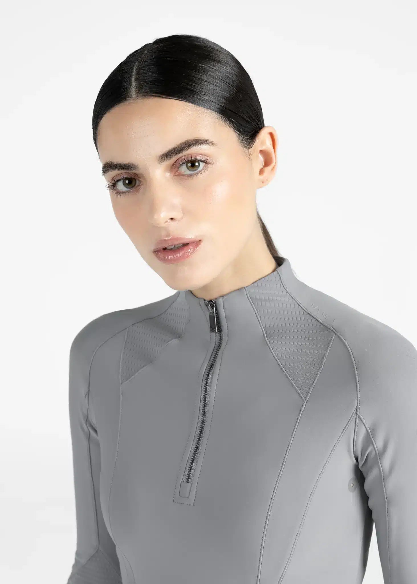 Maximilian Equestrian Frame Long Sleeve Base Layer Performance Riding Top by Maximilian Equestrian at Try a Bit
