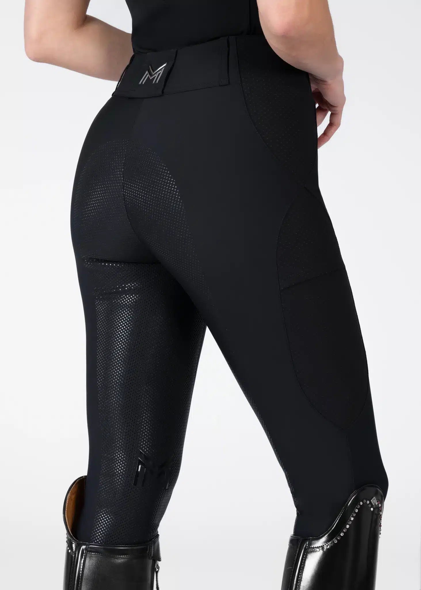 Maximilian Equestrian Aero Breeches Black by Maximilian Equestrian at Try a Bit