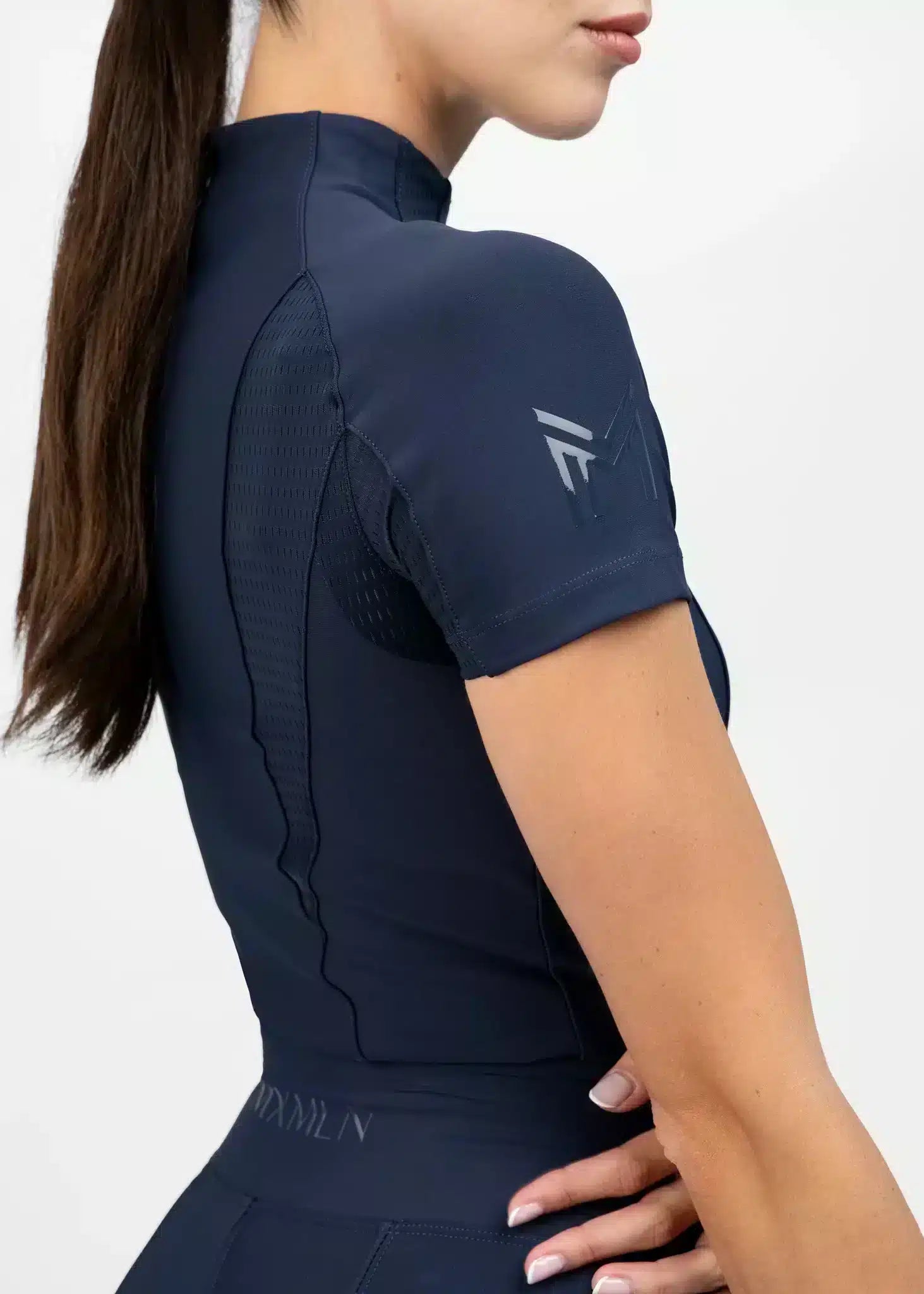 Maximilian Equestrian Frame Short Sleeve Base Layer - Performance Riding Top by Maximilian Equestrian at Try a Bit