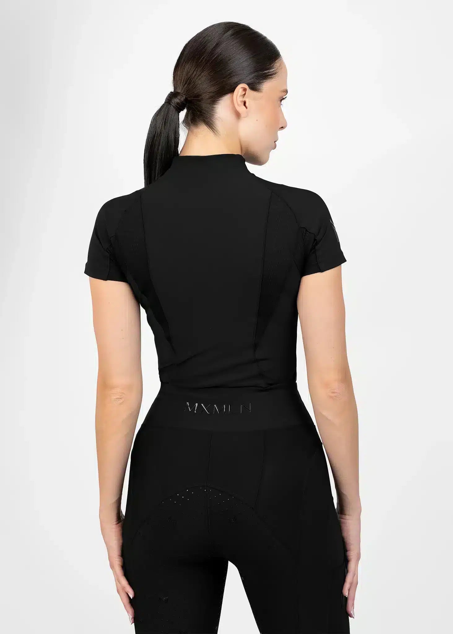 Maximilian Equestrian Frame Short Sleeve Base Layer - Performance Riding Top by Maximilian Equestrian at Try a Bit