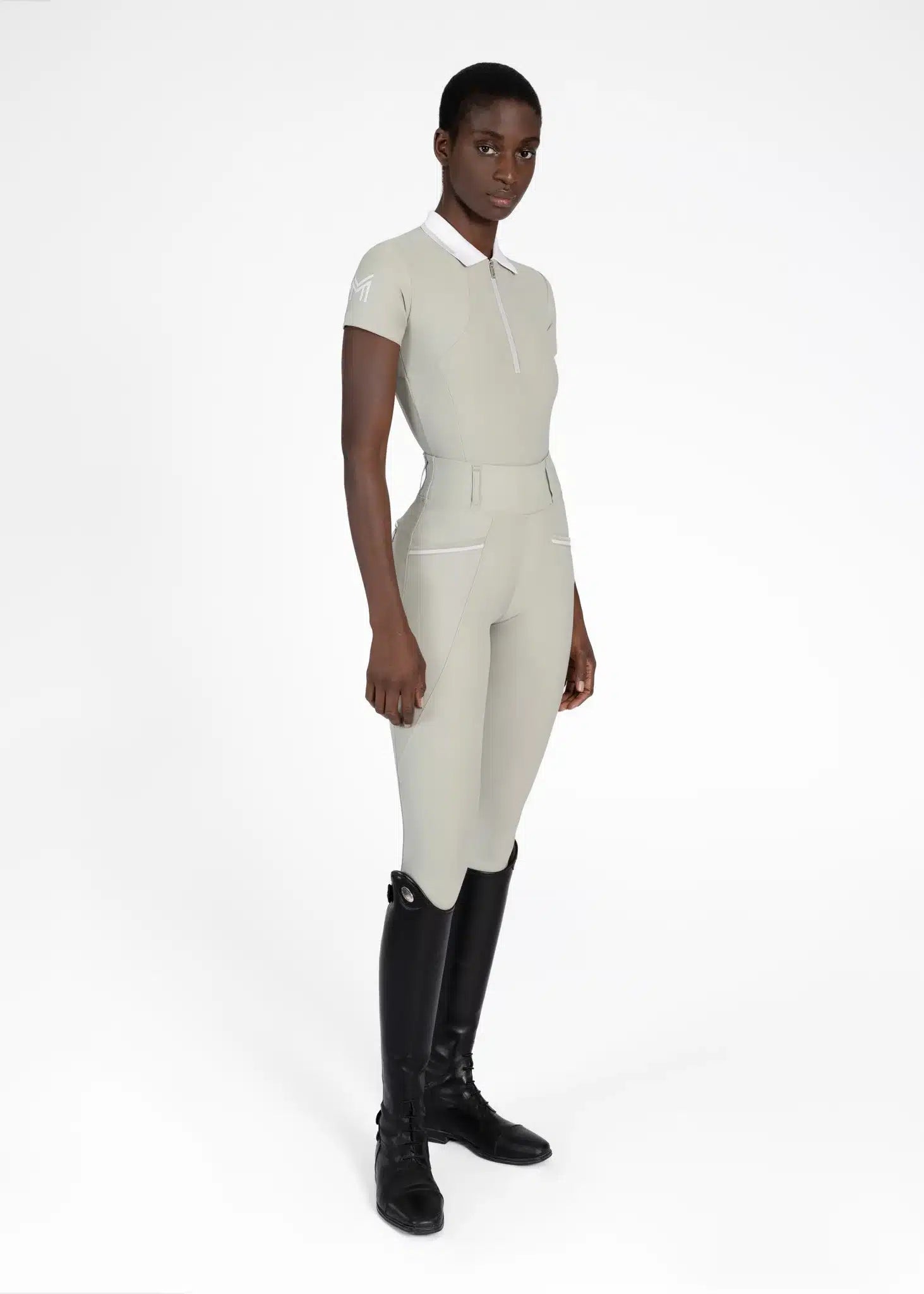 Maximilian Equestrian Concept Short Sleeve Polo Shirt — Performance Riding Tee by Maximilian Equestrian at Try a Bit