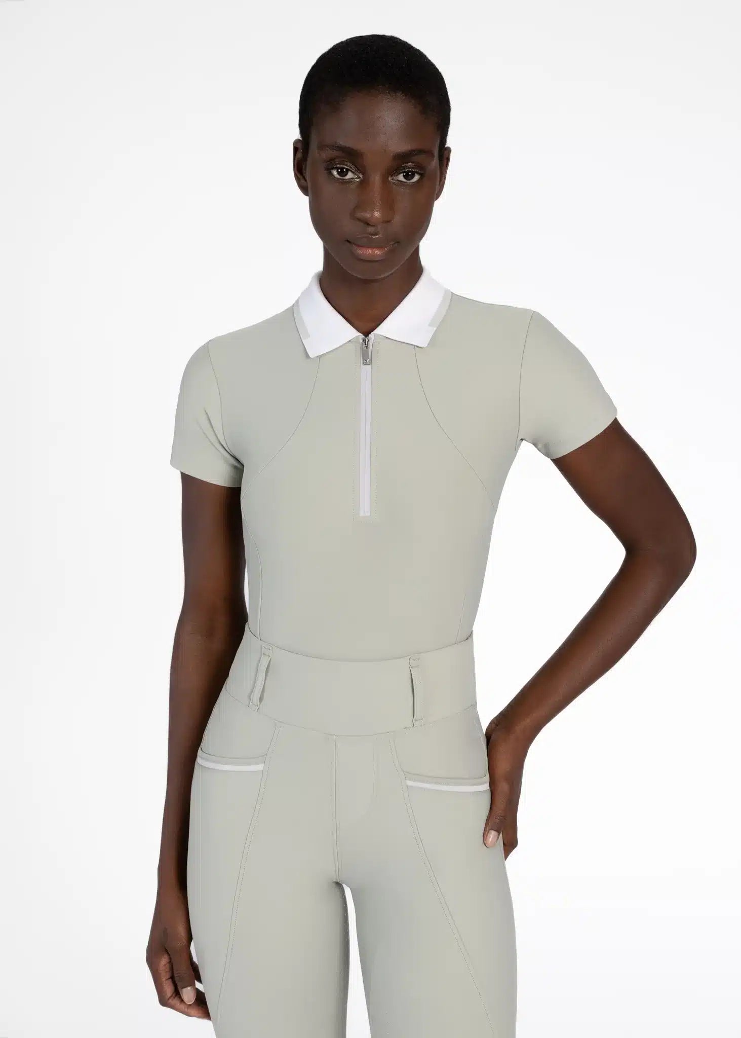 Maximilian Equestrian Concept Short Sleeve Polo Shirt — Performance Riding Tee by Maximilian Equestrian at Try a Bit