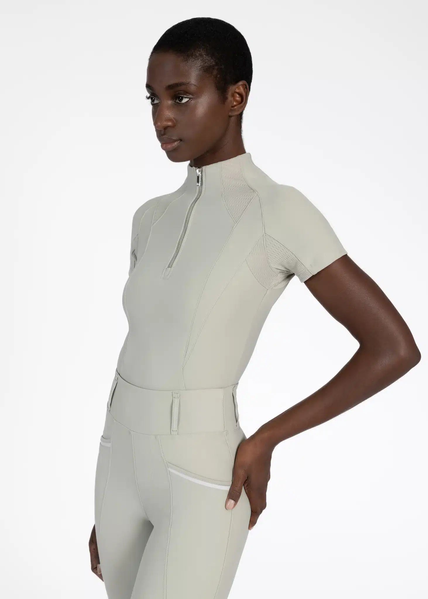 Maximilian Equestrian Frame Short Sleeve Base Layer - Performance Riding Top by Maximilian Equestrian at Try a Bit