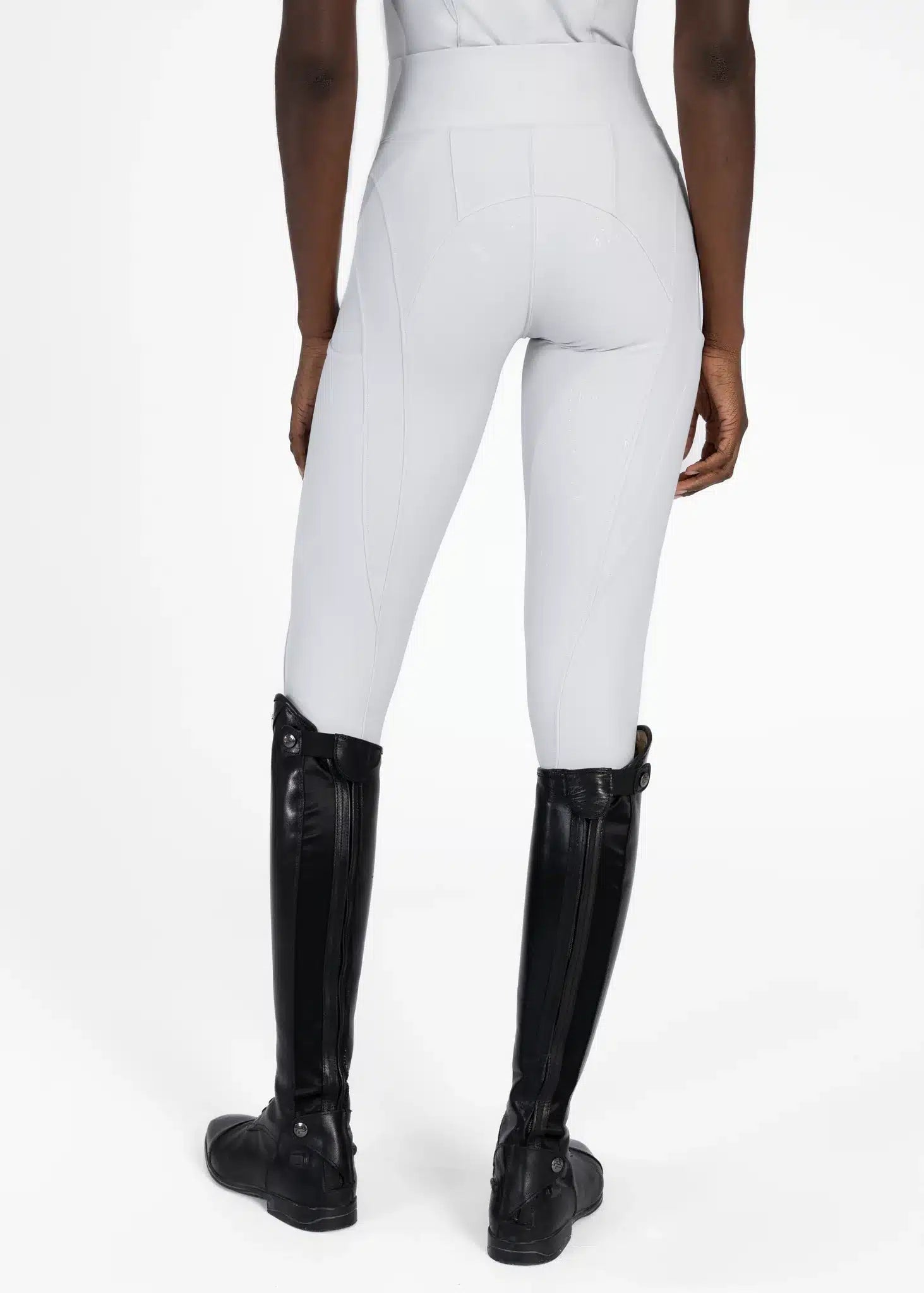 Maximilian Equestrian Outline Riding Leggings Glacier by Maximilian Equestrian at Try a Bit