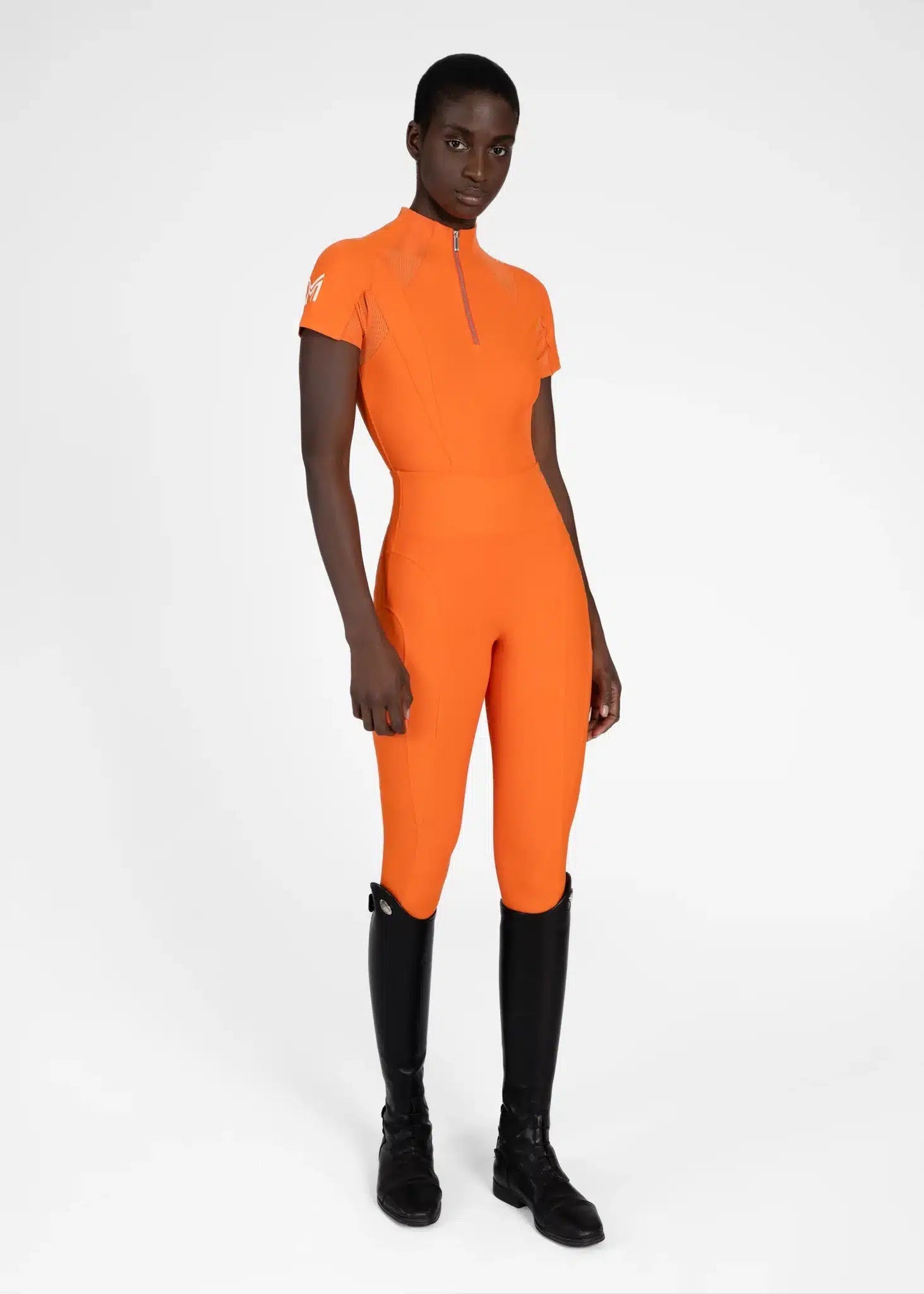 Maximilian Equestrian Frame Short Sleeve Base Layer - Performance Riding Top by Maximilian Equestrian at Try a Bit
