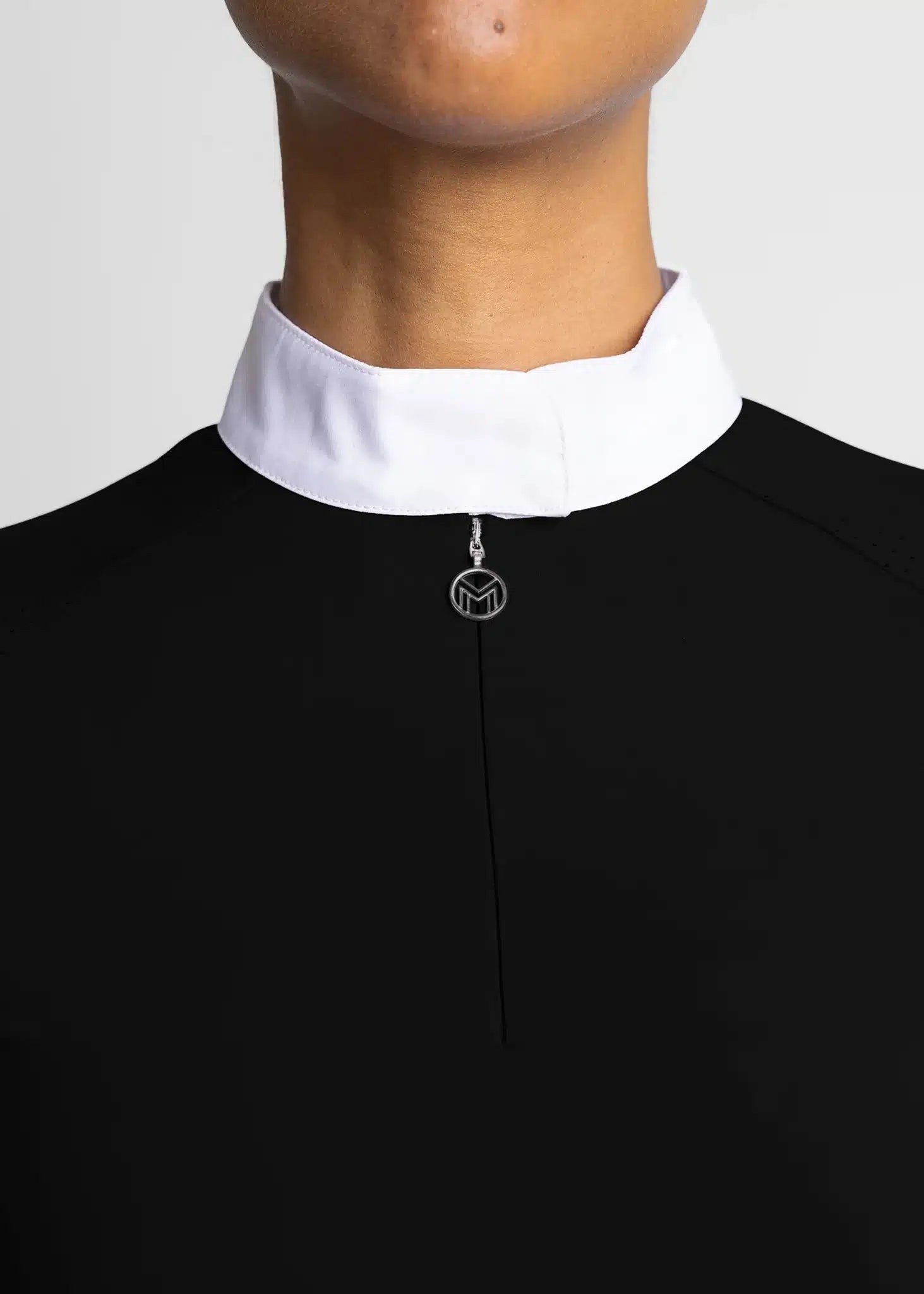 Maximilian Equestrian Air Short Sleeve Show Shirt Black by Maximilian Equestrian at Try a Bit