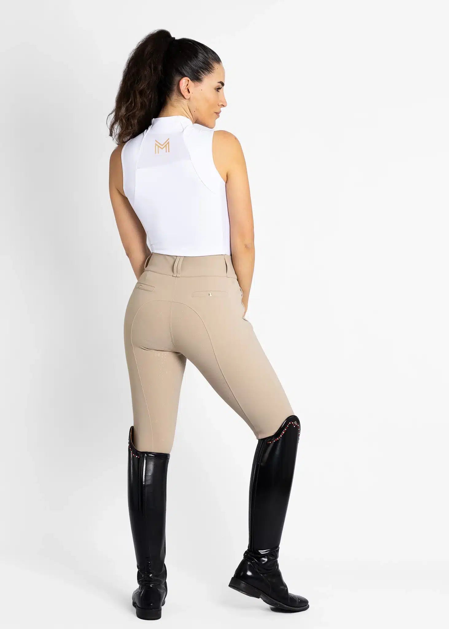 Maximilian Equestrian Sleeveless Base Layer (White) by Maximilian Equestrian at Try a Bit