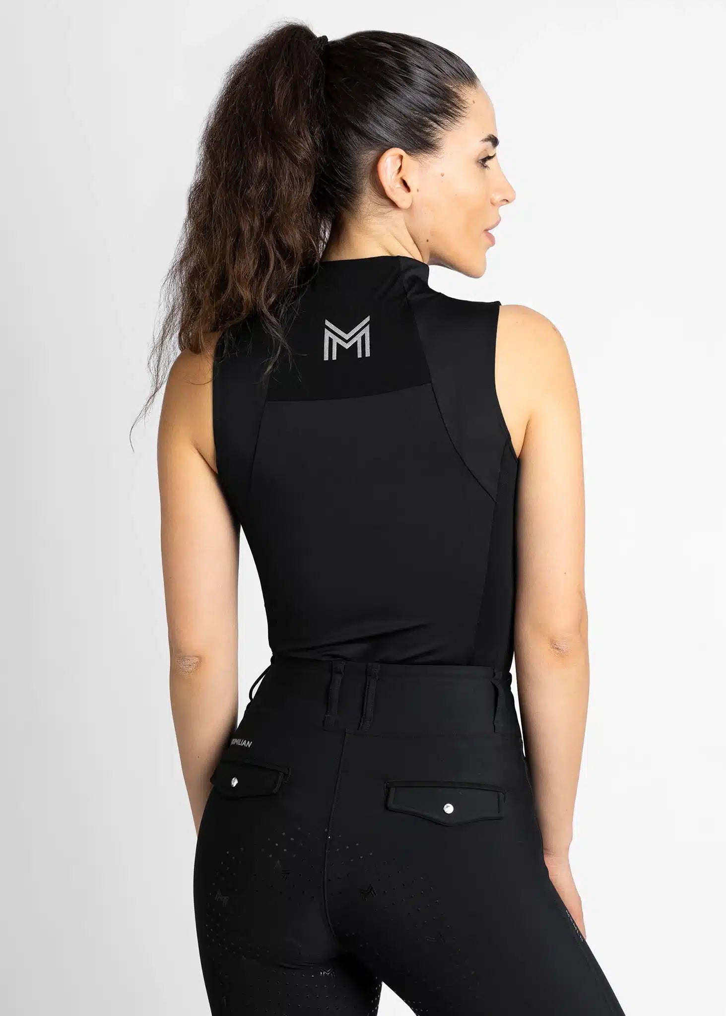 Maximilian Equestrian Sleeveless Base Layer (Black) by Maximilian Equestrian at Try a Bit