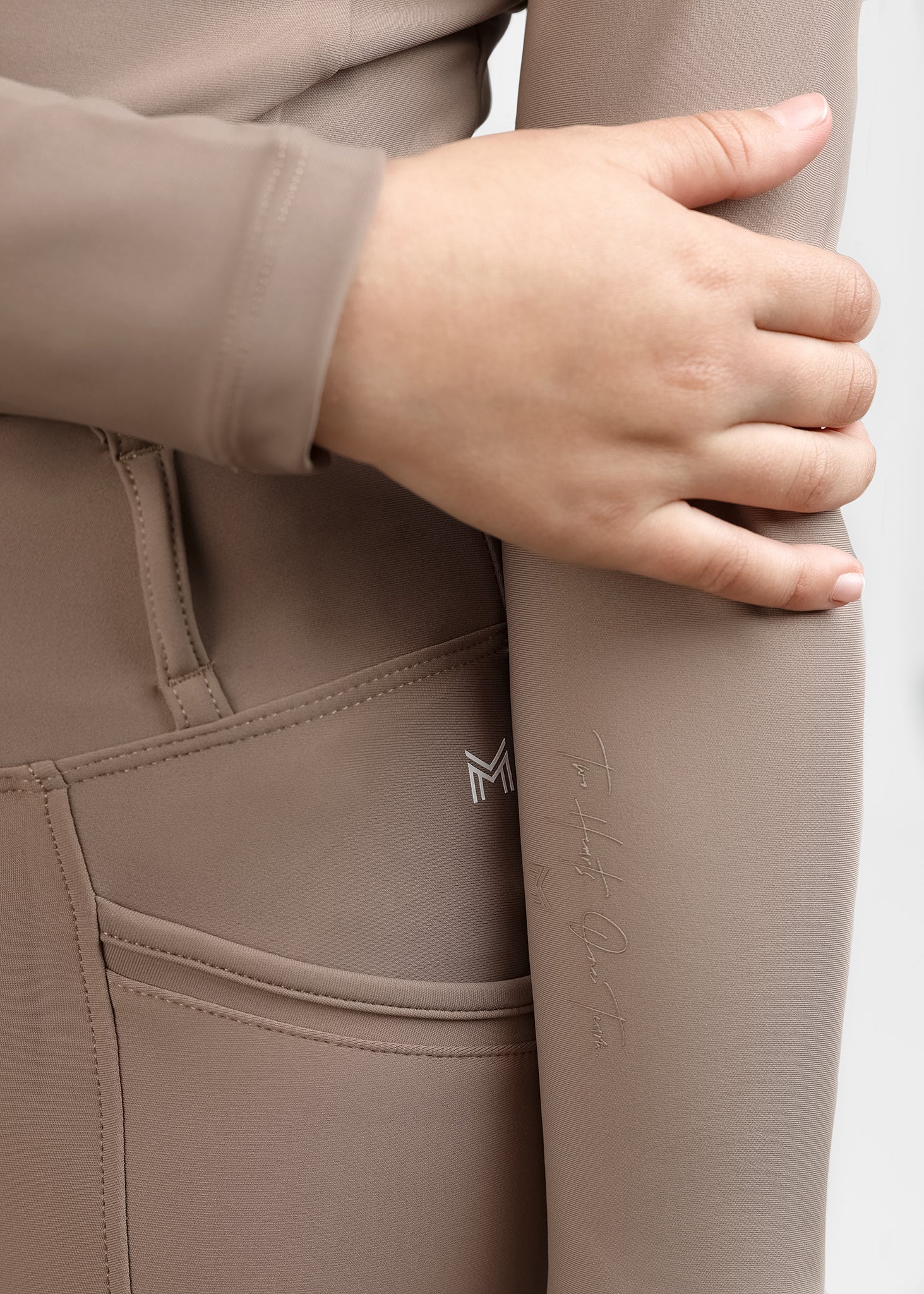Maximilian Equestrian YR Long Sleeve Base Layer (Nougat) by Maximilian Equestrian at Try a Bit