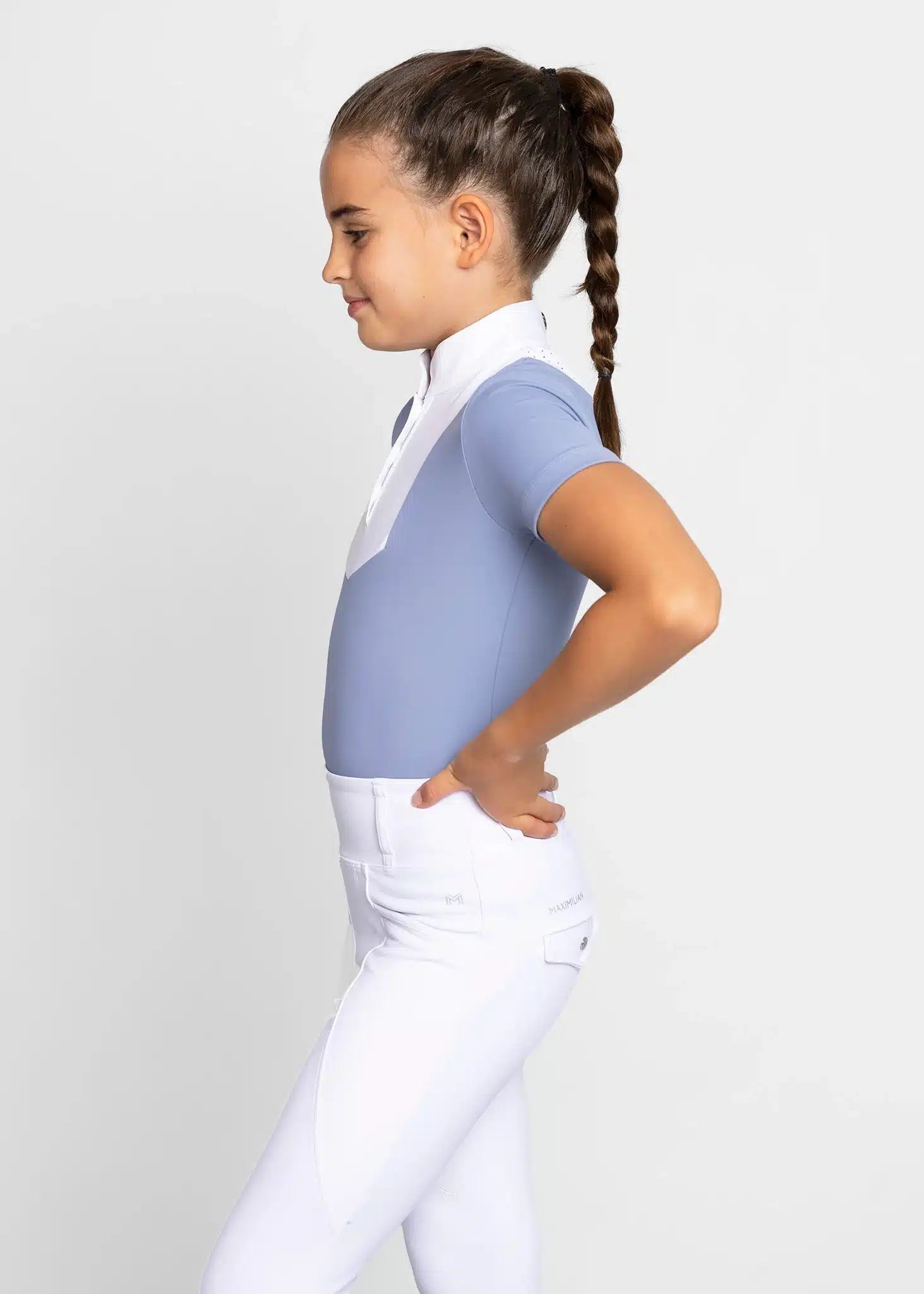 Maximilian Equestrian YR Sienna Show Shirt by Maximilian Equestrian at Try a Bit