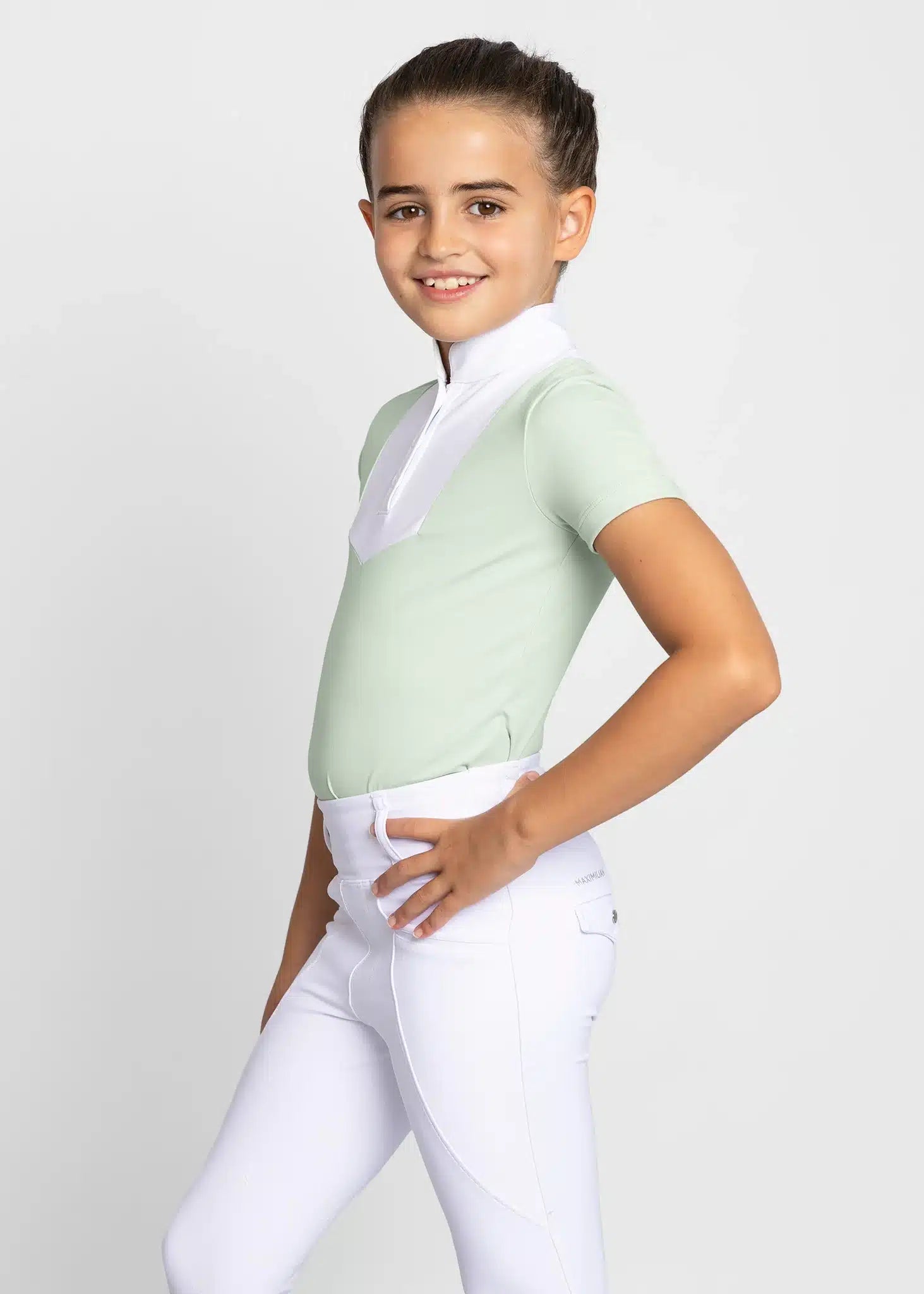 Maximilian Equestrian YR Sienna Show Shirt by Maximilian Equestrian at Try a Bit