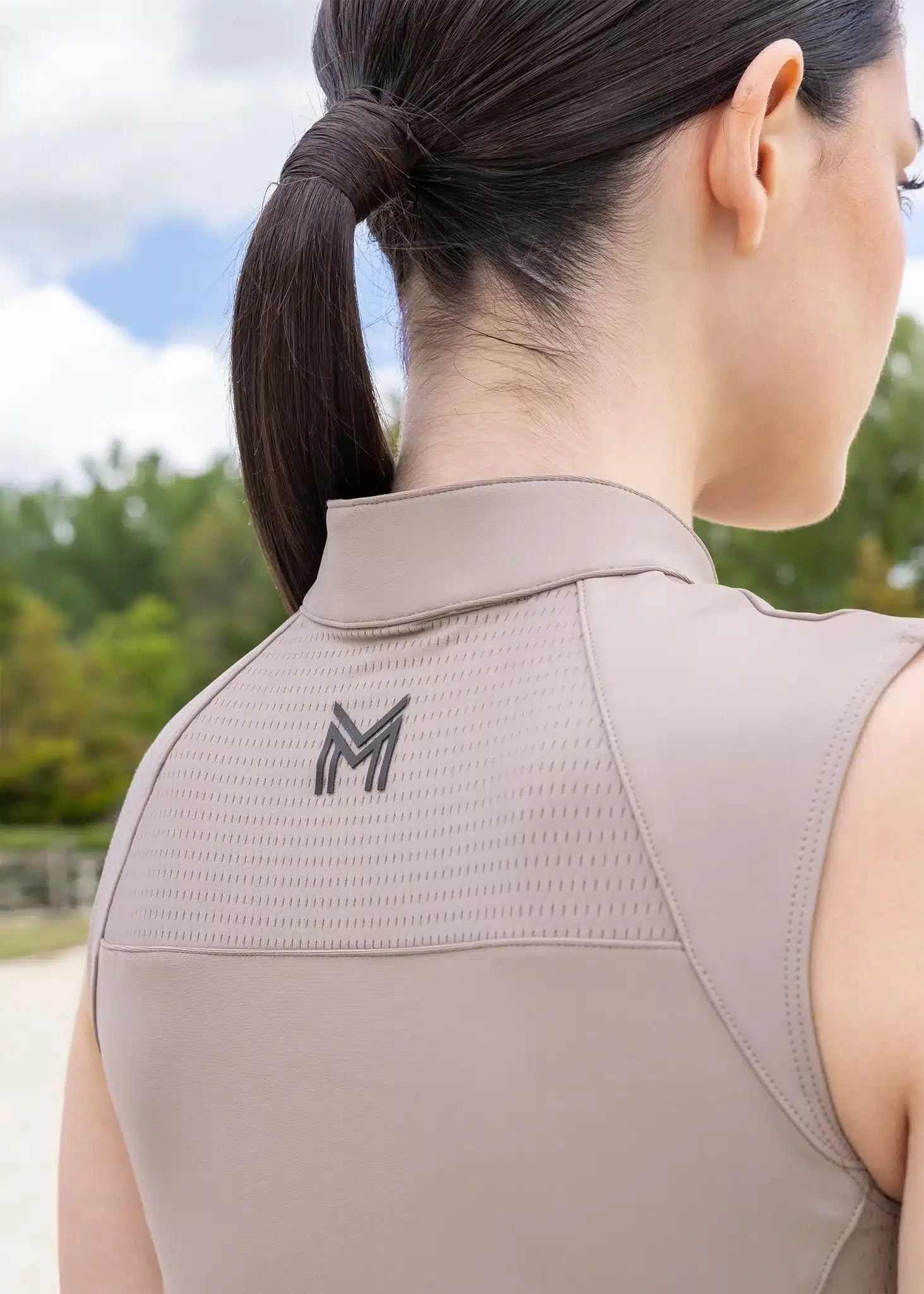Maximilian Equestrian Miral Sleeveless Base Layer (Macchiato) by Maximilian Equestrian at Try a Bit