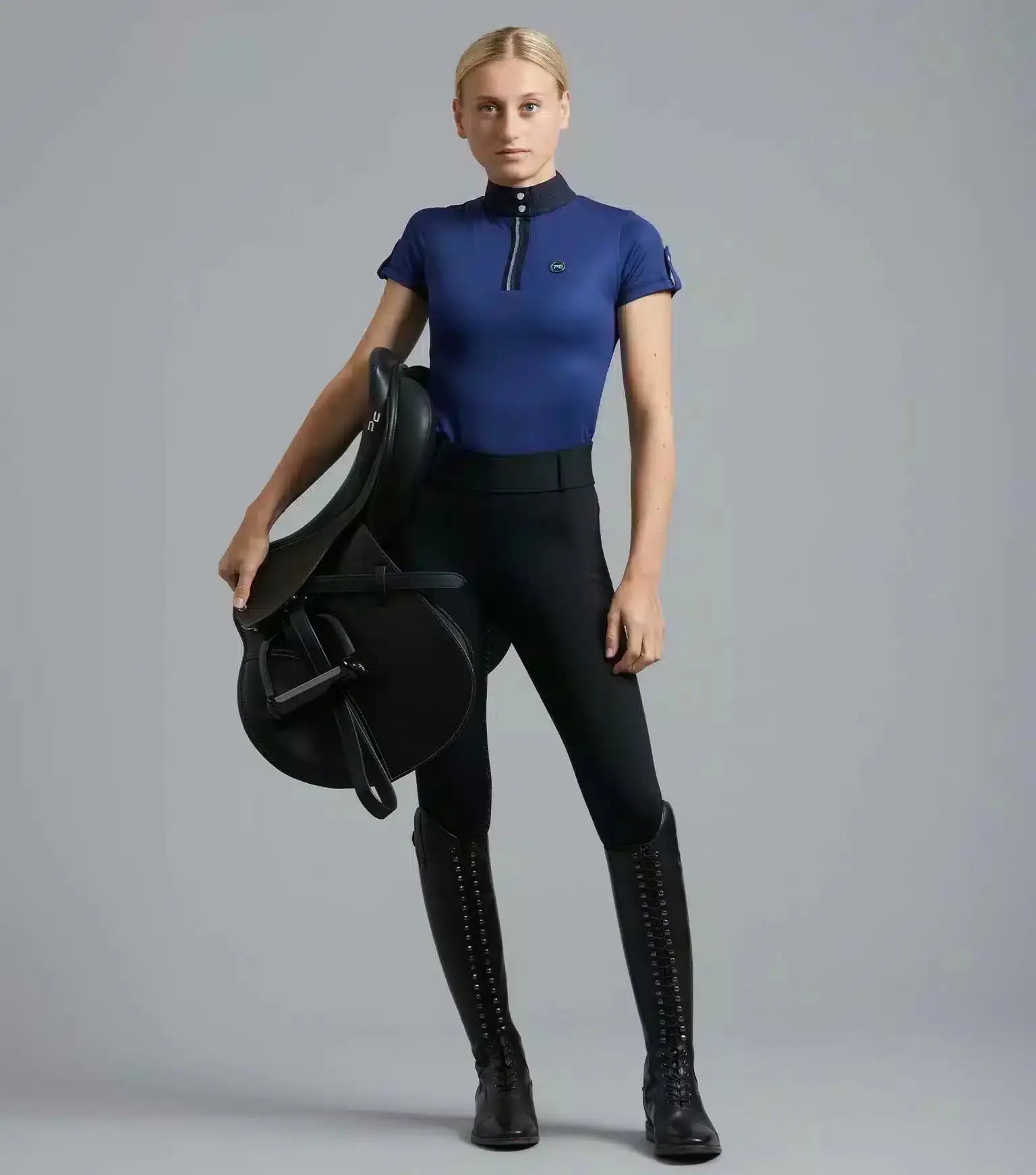 Premier Equine Amia Ladies Technical Short Sleeve Riding Top by Premier Equine at Try A Bit
