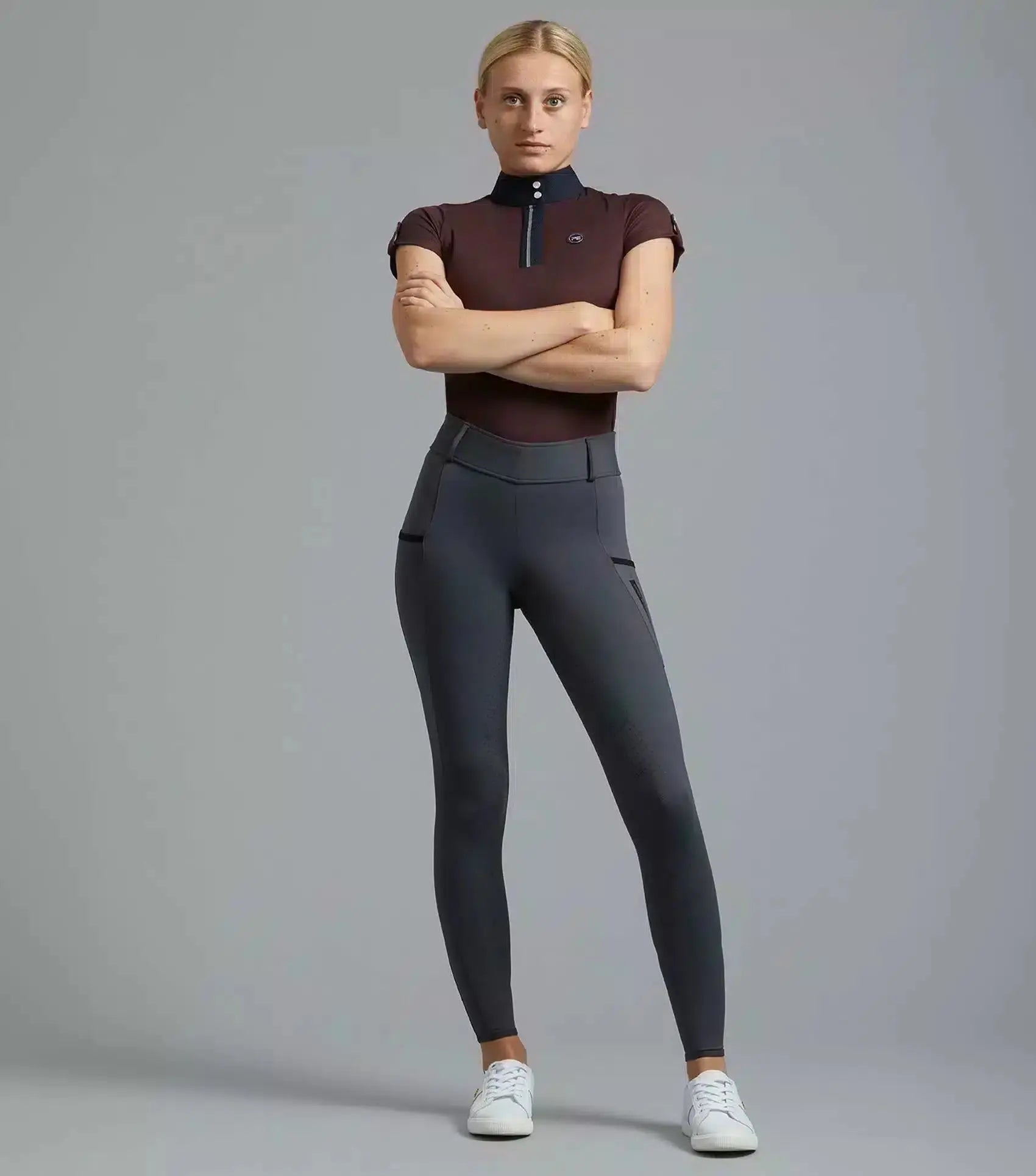 Premier Equine Amia Ladies Technical Short Sleeve Riding Top by Premier Equine at Try A Bit