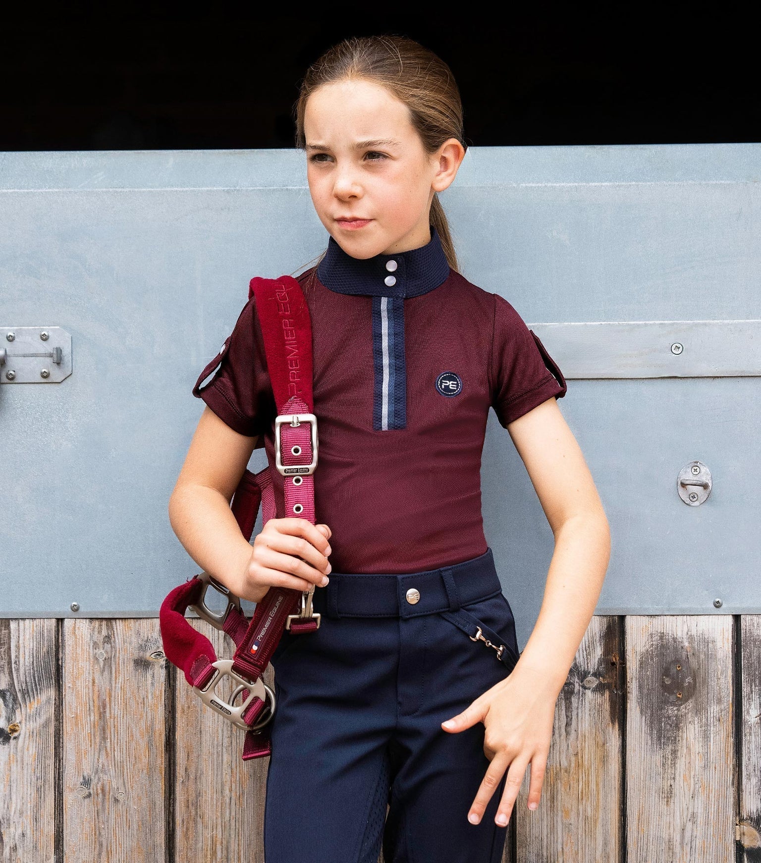 Premier Equine Mini Amia Girl's Technical Short Sleeve Riding Top by Premier Equine at Try a Bit