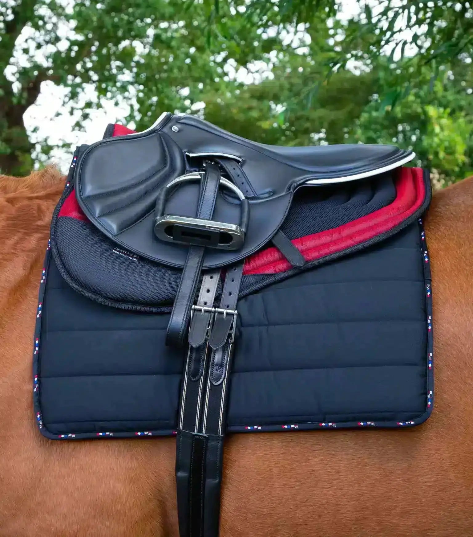 Premier Equine Anti-Slip Airflow Shockproof Racing/ Training Saddle Pad by Premier Equine at Try a Bit