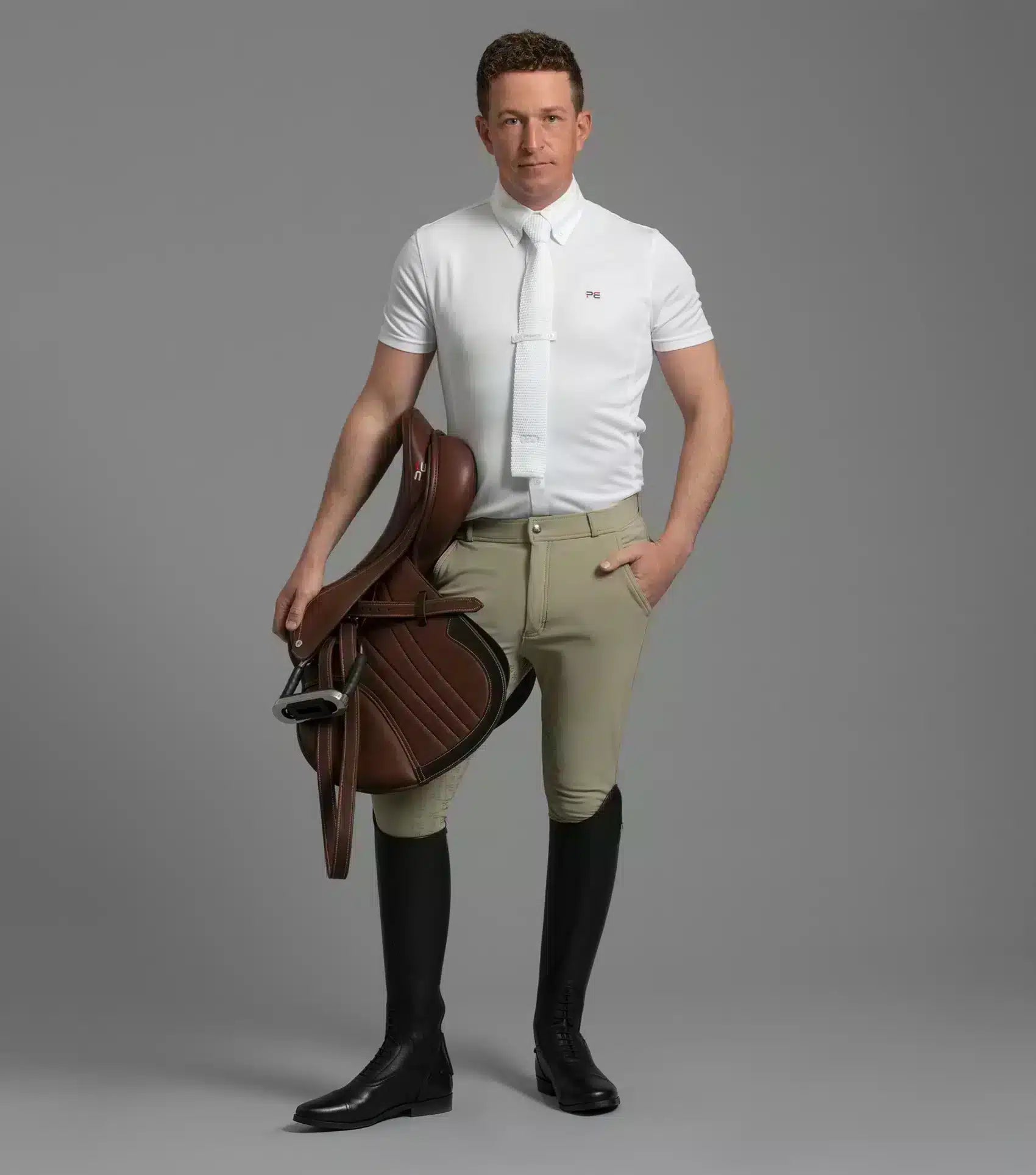 Premier Equine Levanzo Men's Full Seat Gel Riding Breeches by Premier Equine at Try a Bit