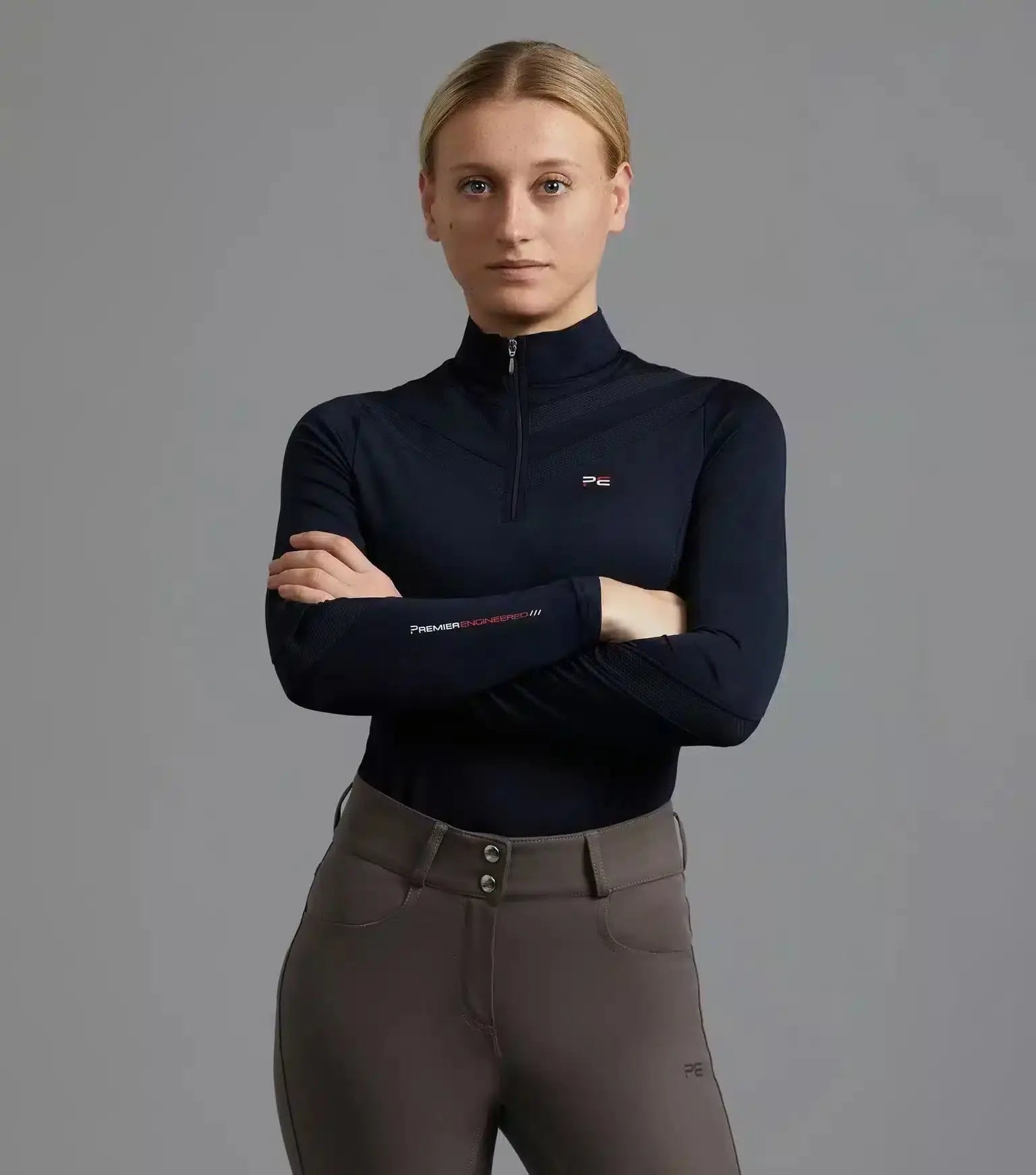 Premier Equine Arclos Ladies Technical Long Sleeve Riding Top by Premier Equine at Try A Bit