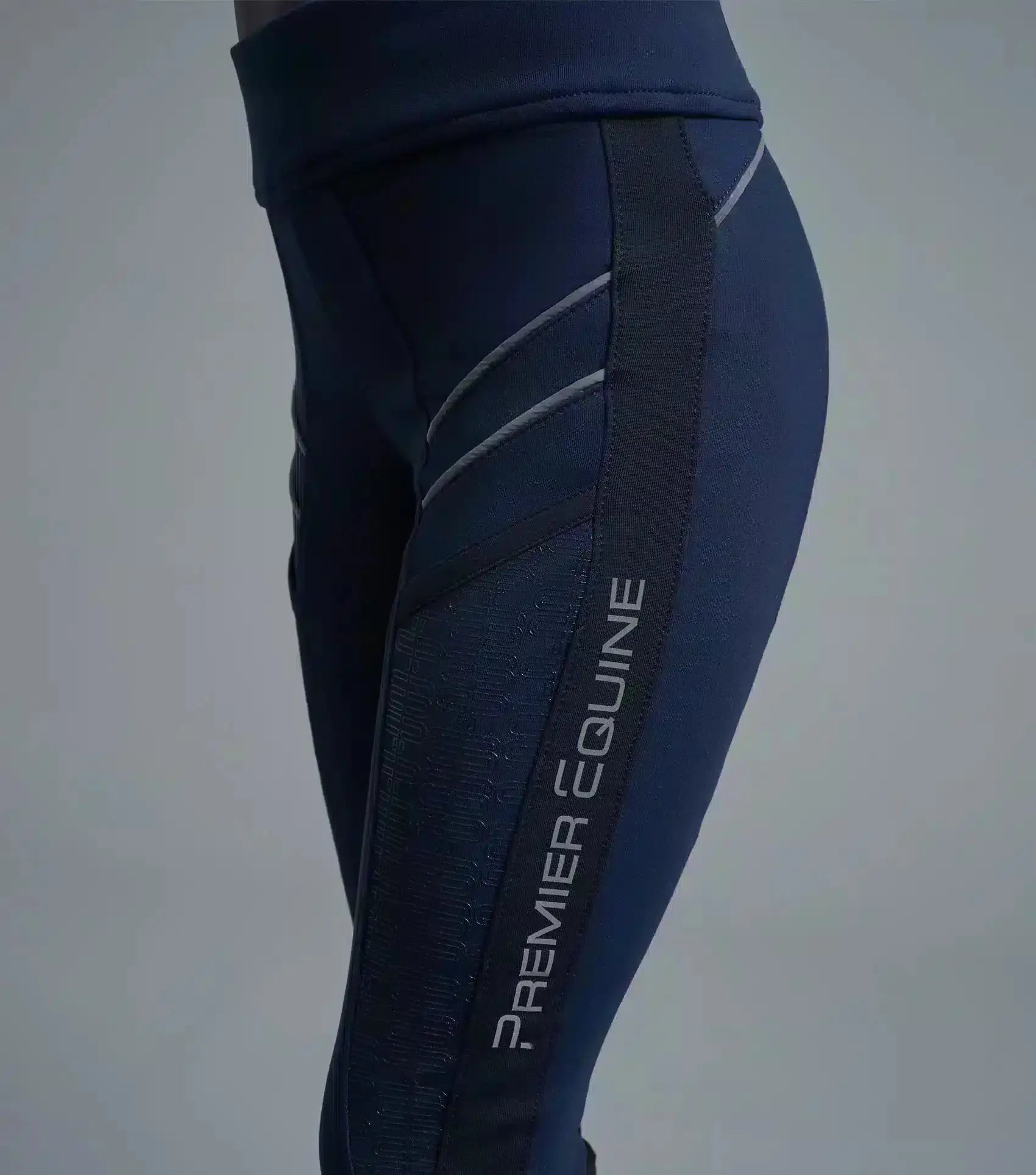 Premier Equine Astrid Girls Full Seat Gel Pull On Riding Tights by Premier Equine at Try A Bit