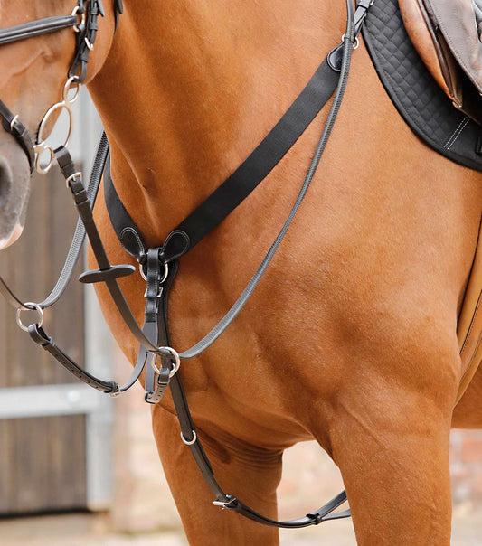 Premier Equine Baressa Elastic Jumping Breastplate by Premier Equine at Try a Bit
