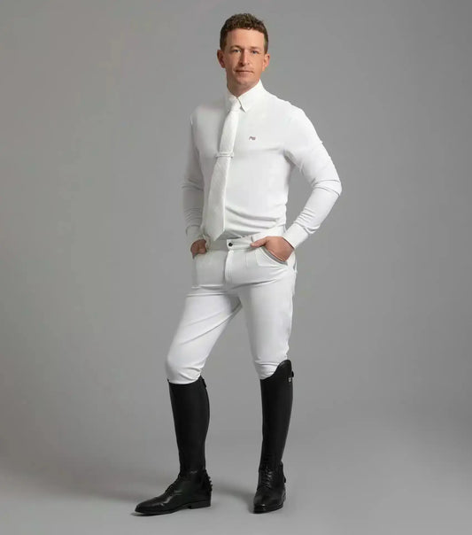 Premier Equine Barusso Men's Gel Knee Competition Breeches by Premier Equine at Try A Bit