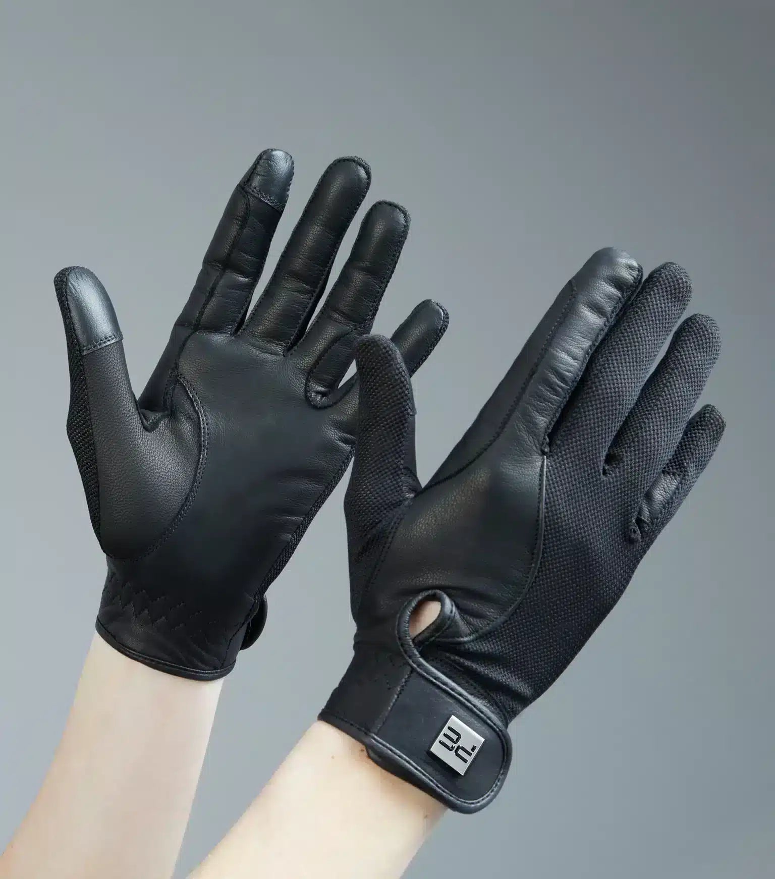 Premier Equine Bordoni Leather Mesh Riding Gloves by Premier Equine at Try a Bit
