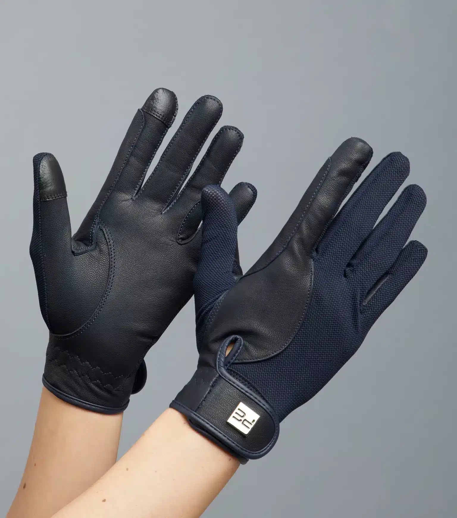 Premier Equine Bordoni Leather Mesh Riding Gloves by Premier Equine at Try a Bit