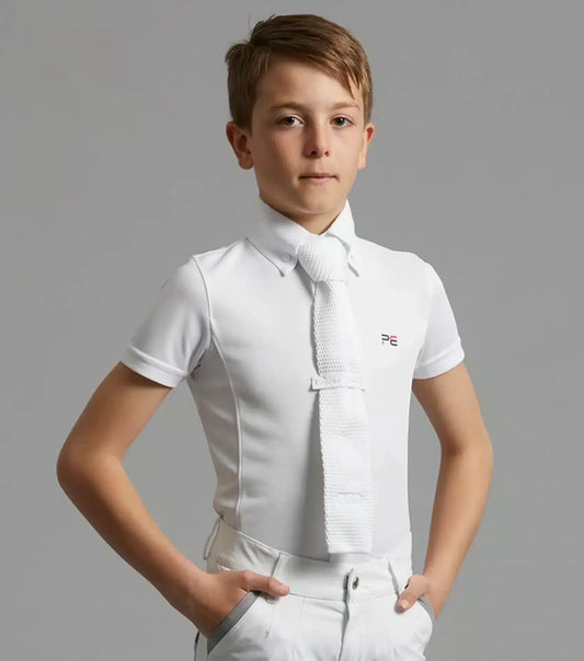 Premier Equine Mini Antonio Boy's Short Sleeve Show Shirt by Premier Equine at Try a Bit