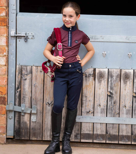 Premier Equine Brava Girls Full Seat Gel Riding Breeches by Premier Equine at Try a Bit