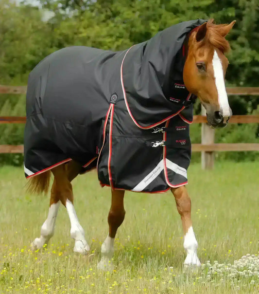 Premier Equine Buster 100g Turnout Rug with Snug-Fit Neck Cover by Premier Equine at Try a Bit