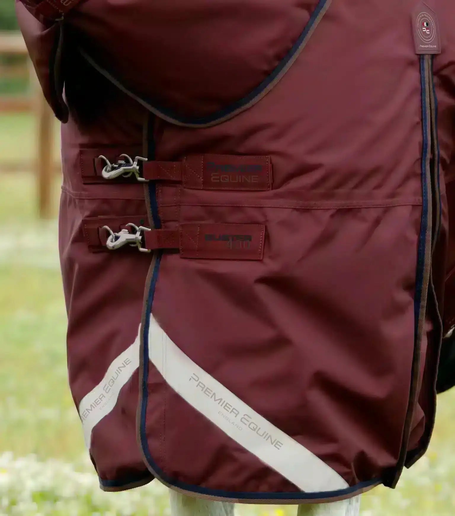 Premier Equine Buster 400g Turnout Rug with Snug-Fit Neck Cover by Premier Equine at Try a Bit